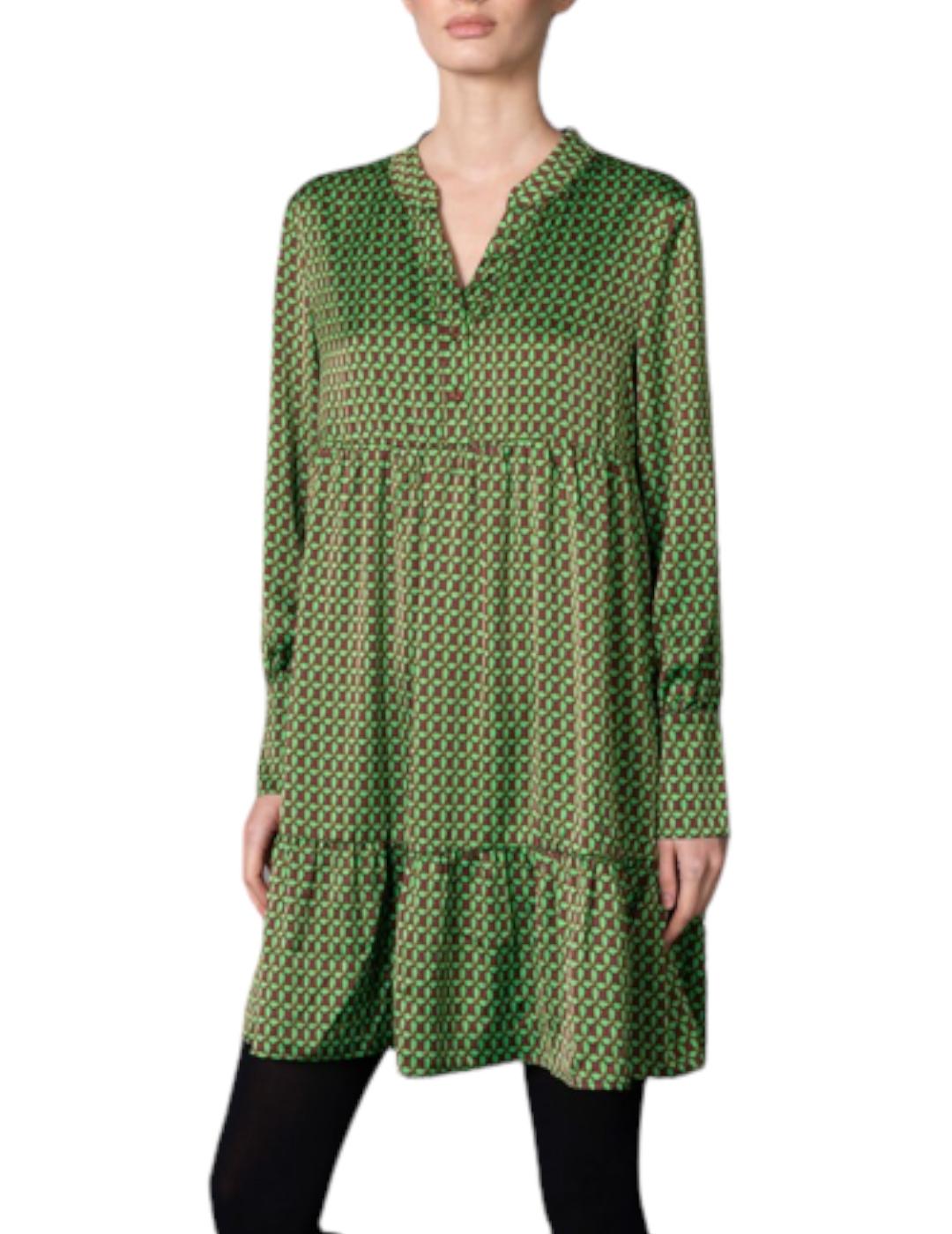 Vestido Anonyme Designers Corto Domi Verde