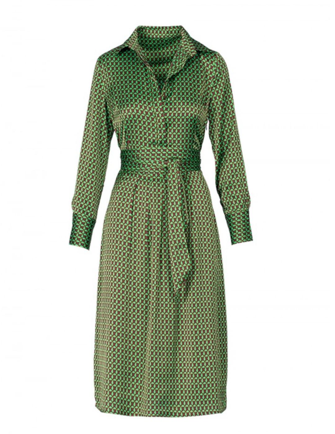 Vestido Anonyme Designers Midi Dulcinea Verde