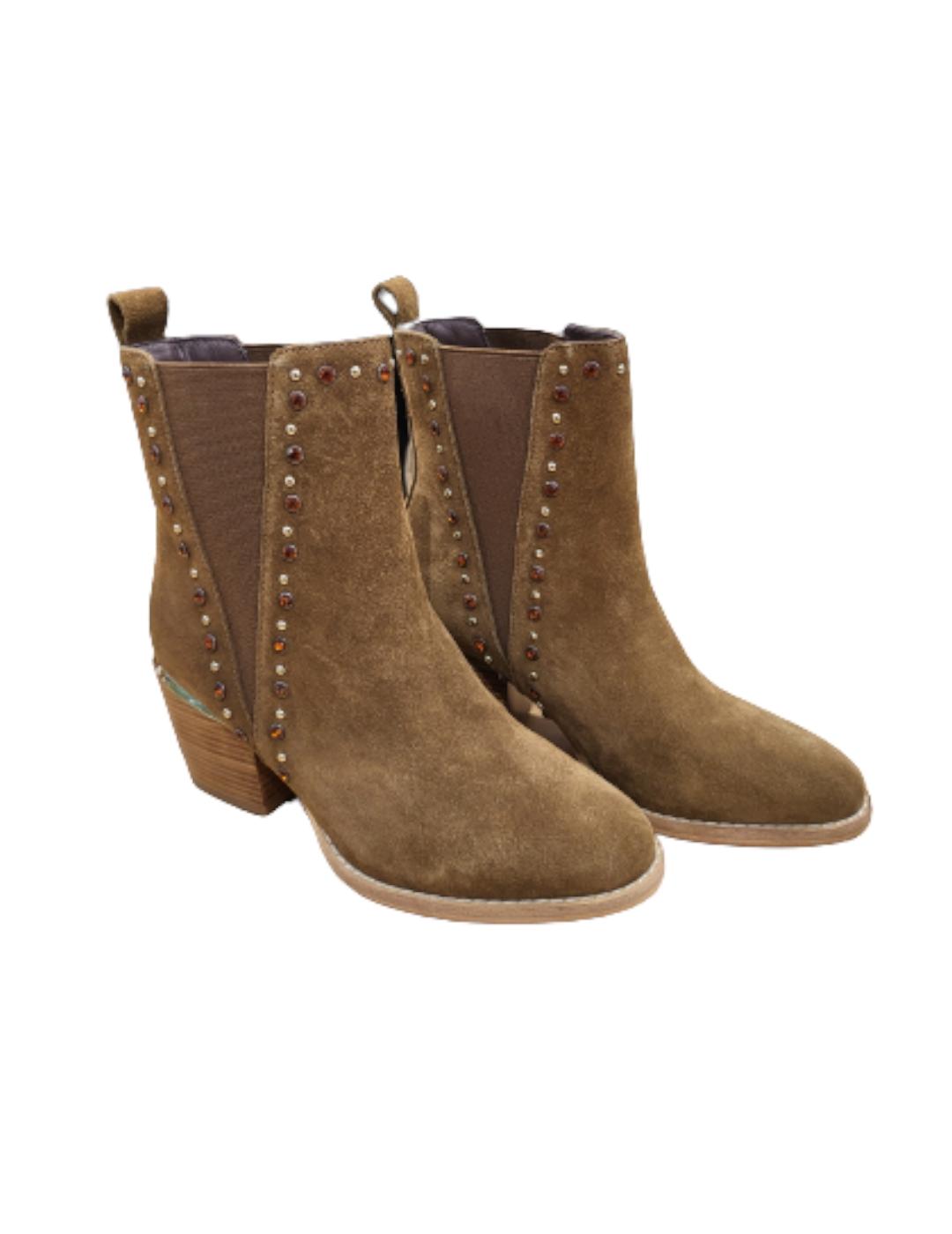 Botín Alma En Pena Elásticos Camel