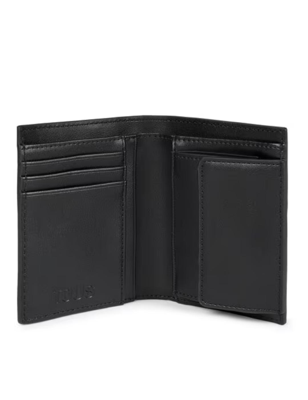 Billetera Tous Pequeña Kaos Icon Negro-Multi