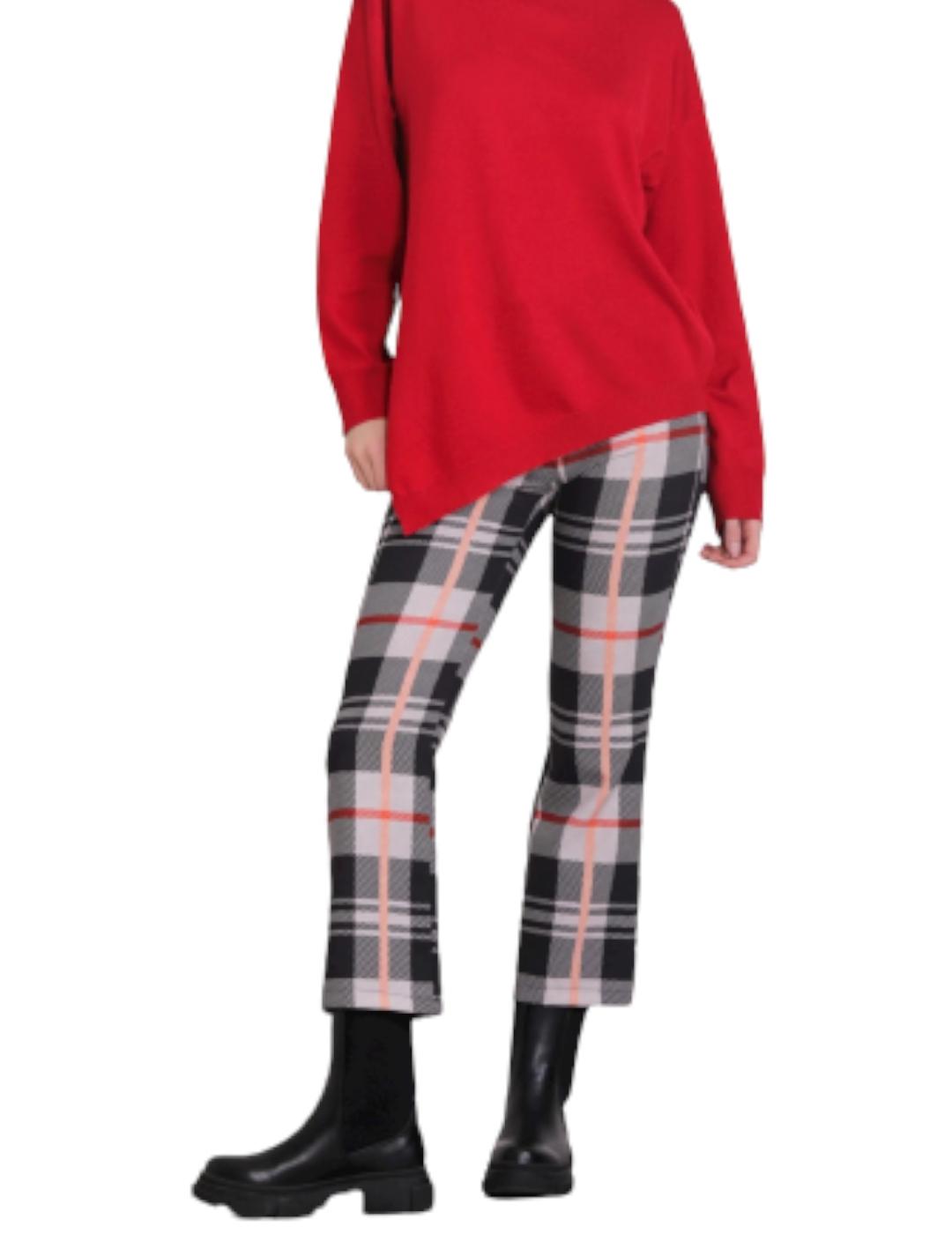 Pantalón Mimi-Muà Cuadros Negro