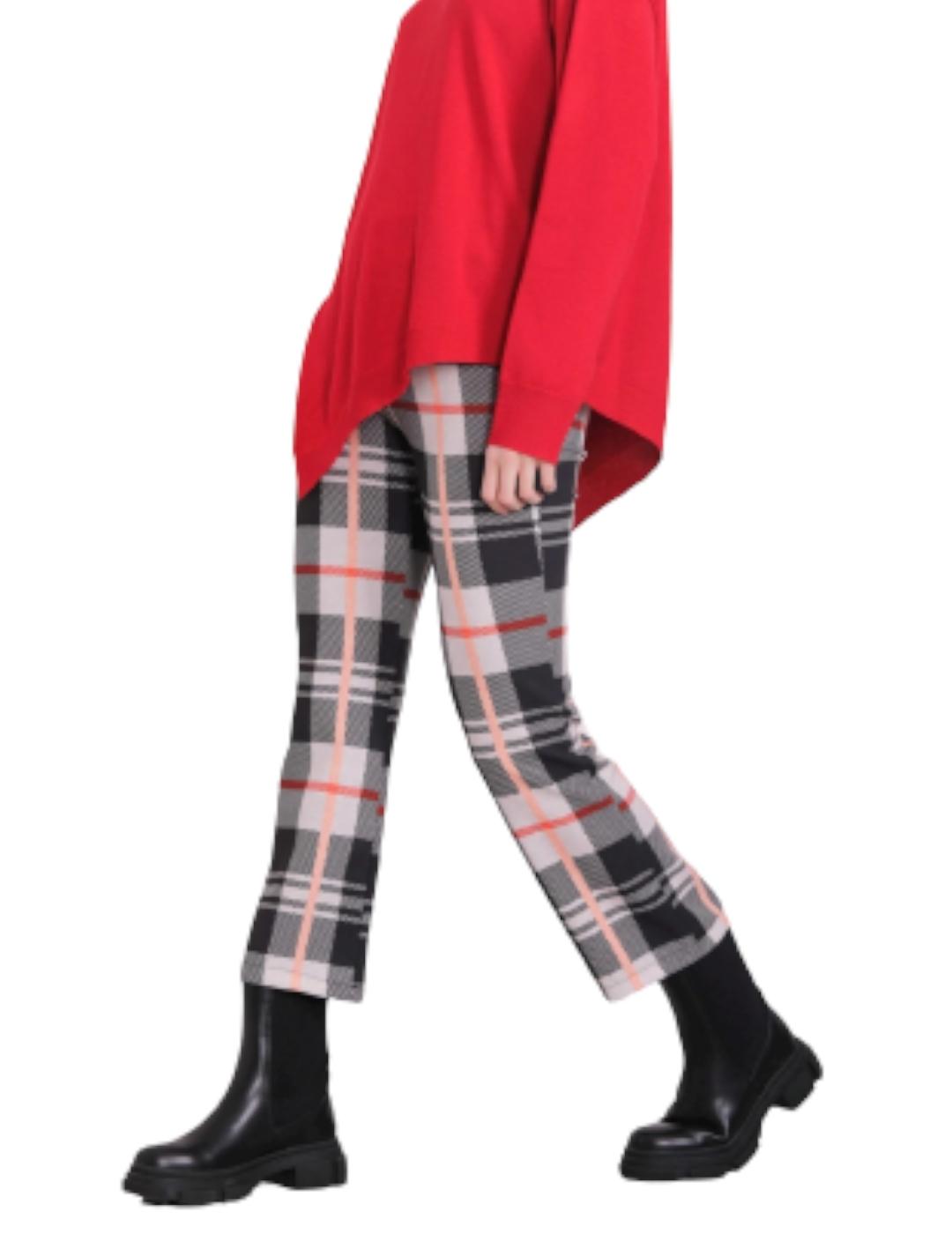 Pantalón Mimi-Muà Cuadros Negro