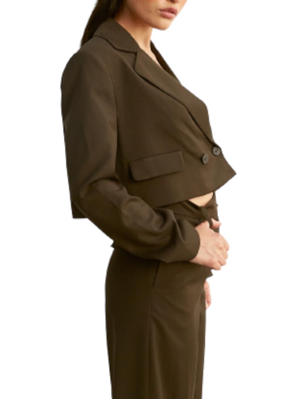 Chaqueta NTB Corta Jimena Marrón