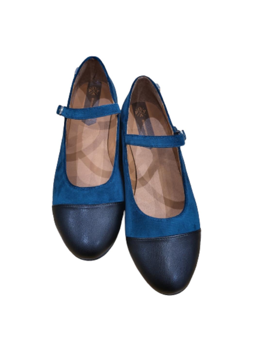 Bailarina Popa Doris Terciopelo Verde