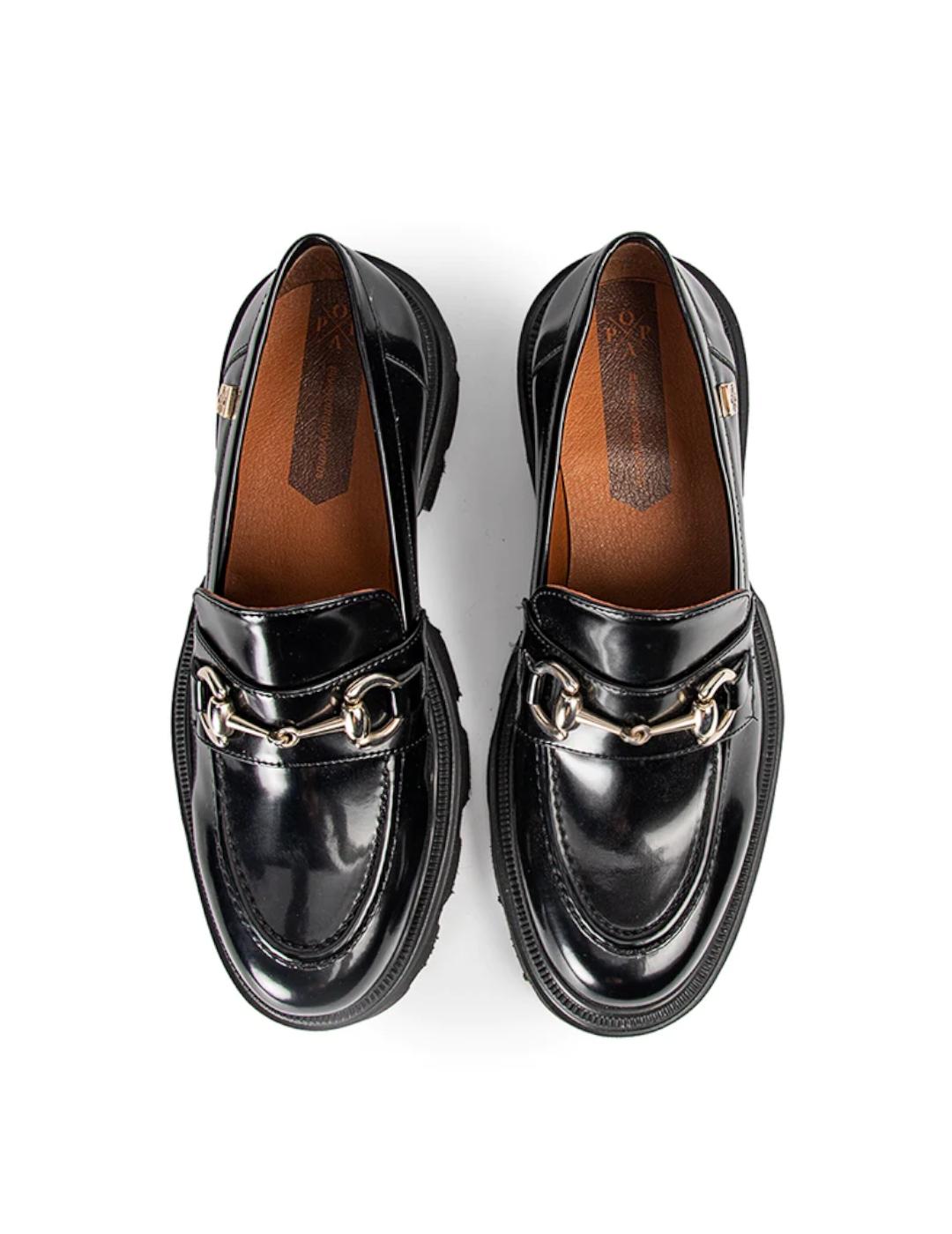 Mocasín Popa Zintia Antik Negro