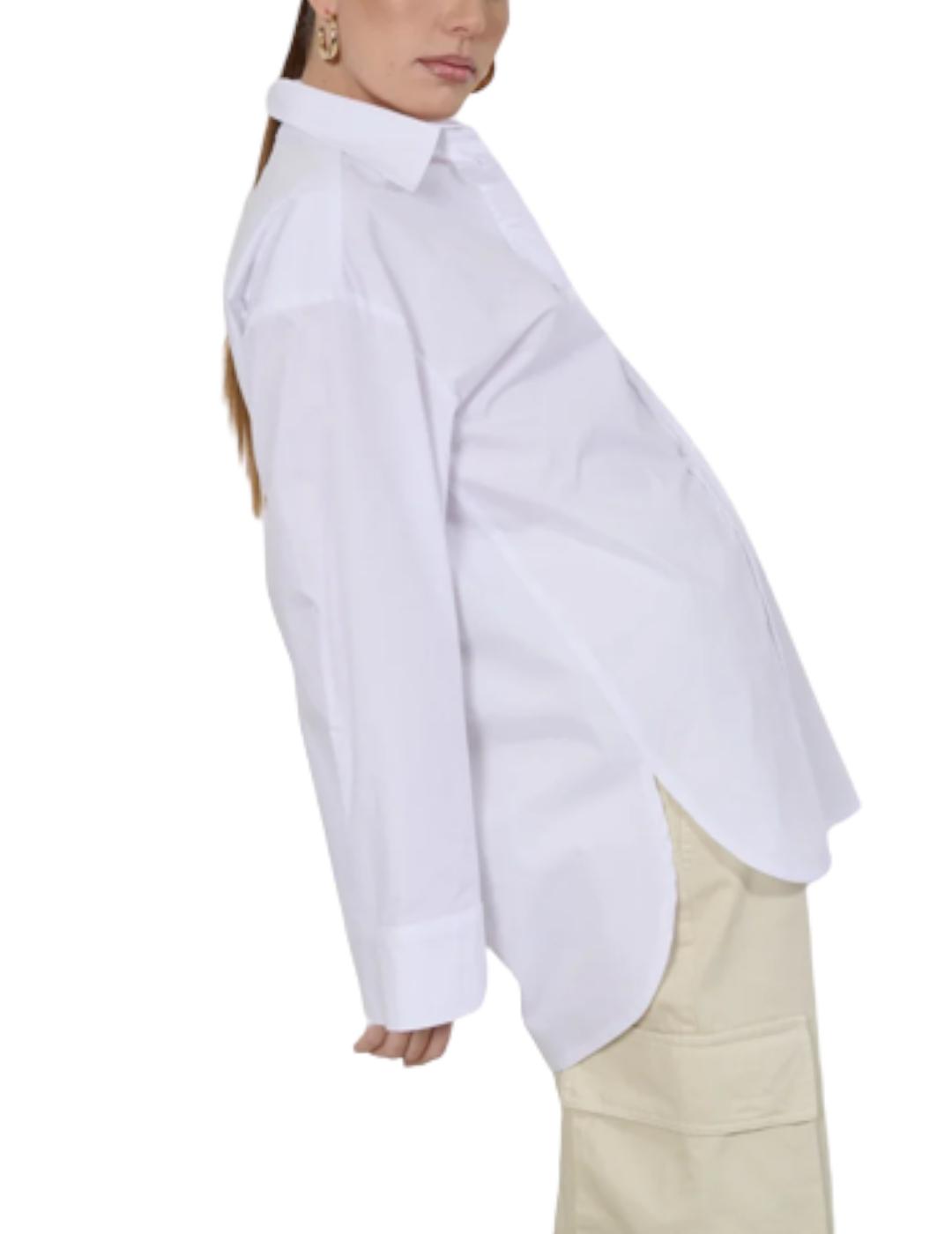 Camisa Kaos Oversize Blanco