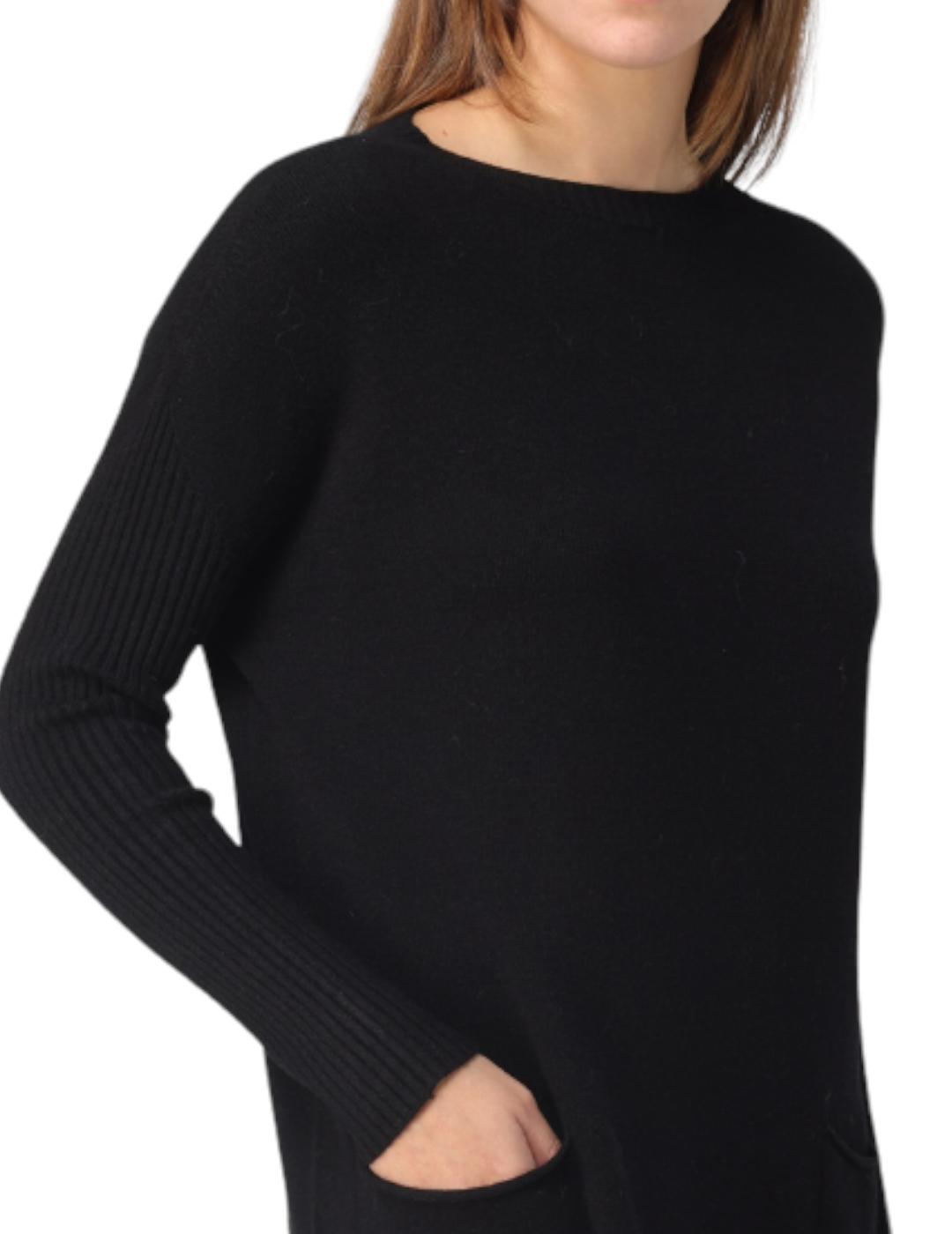 Vestido Kaos Punto Negro