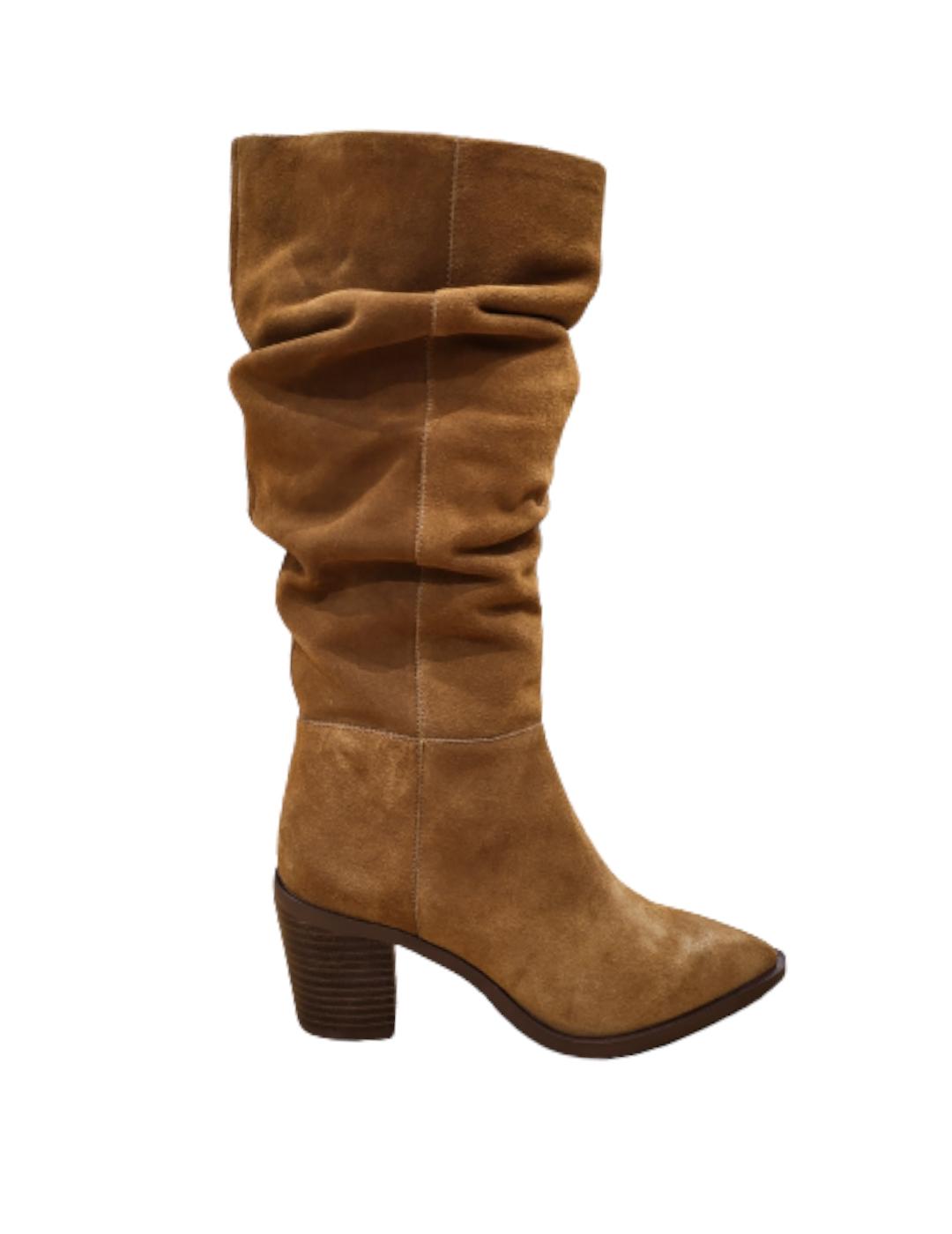 Bota BeFree Arrugada Camel