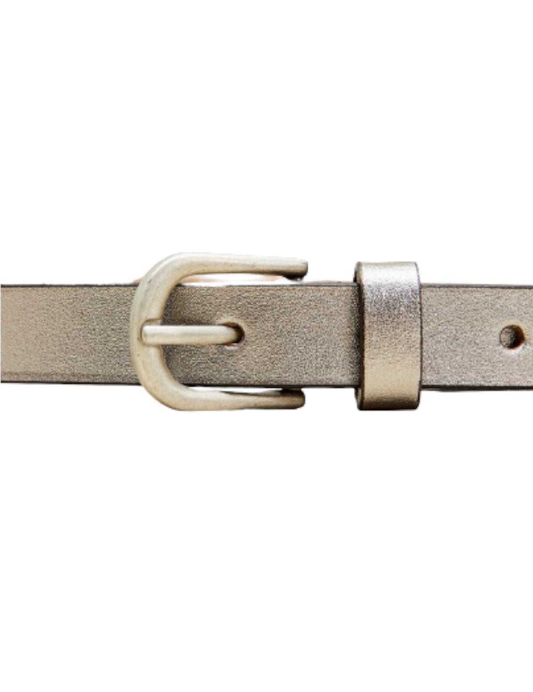 Cinturón ese O ese Basic Foil Plata