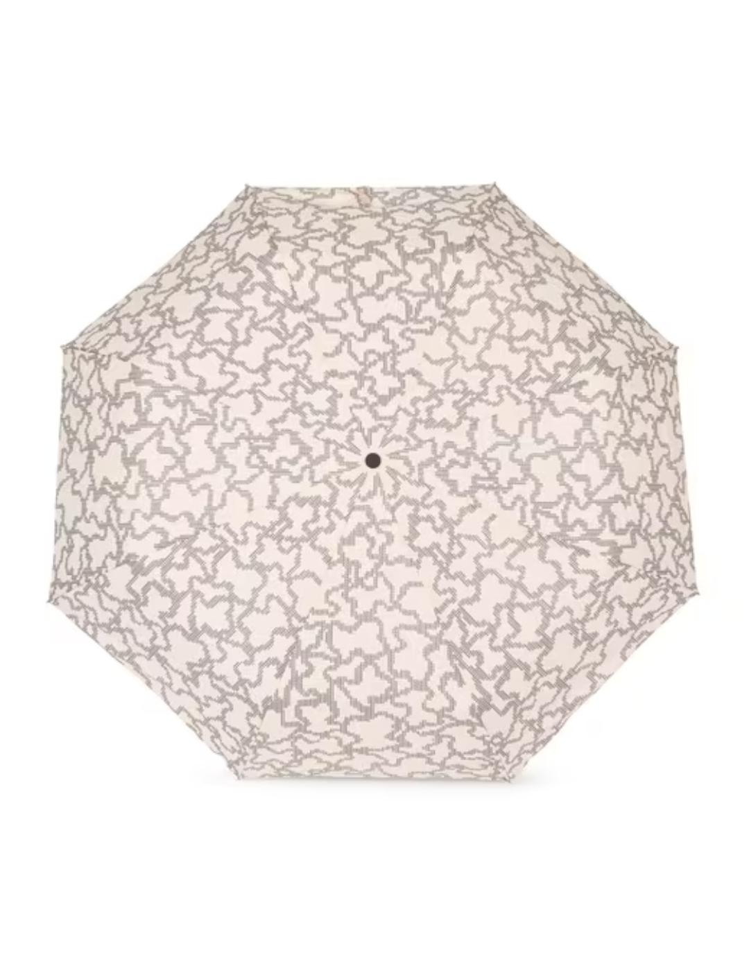 Paraguas Tous Plegable Kaos Pix Beige