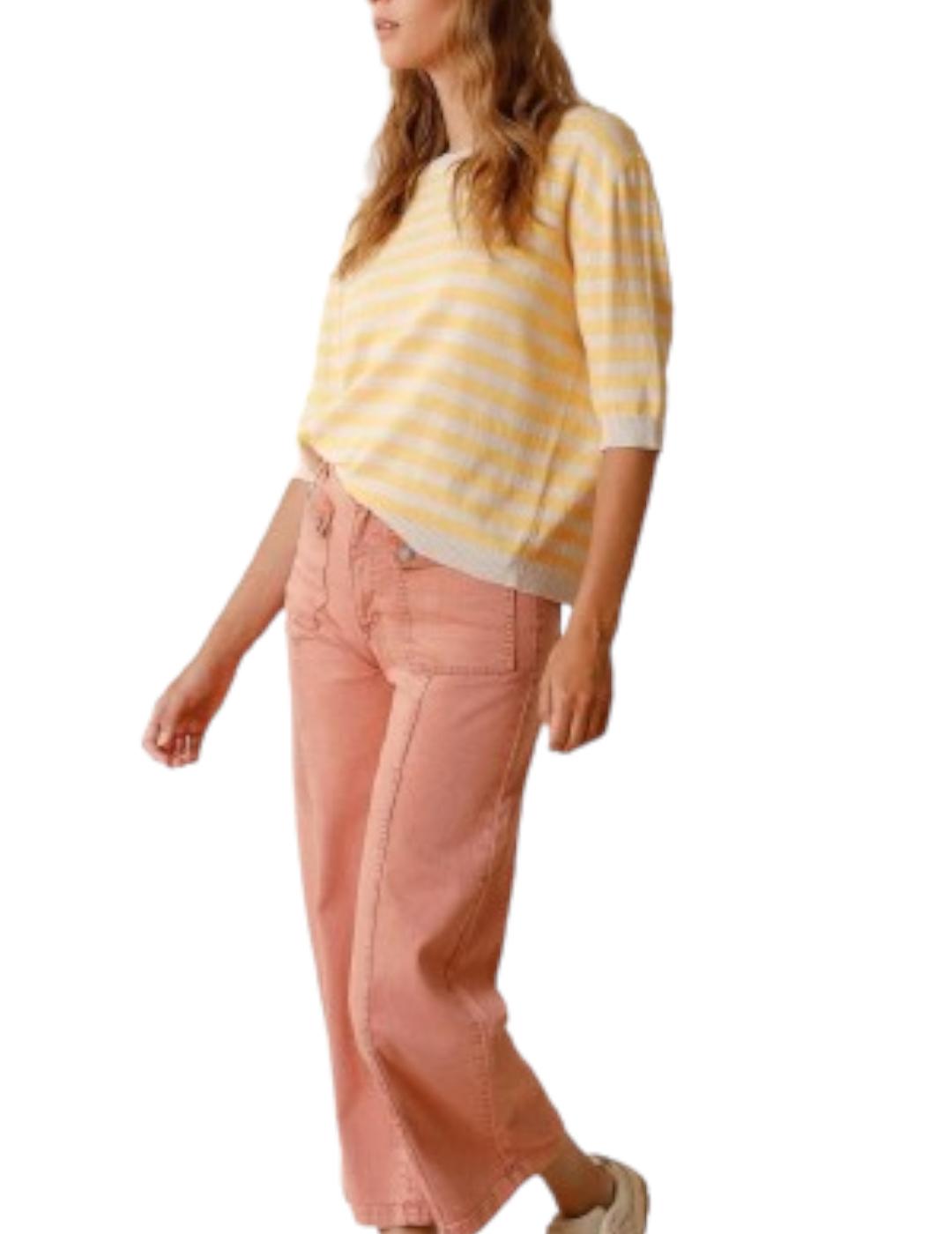 Jersey Indi&cold Rayas Amarillo