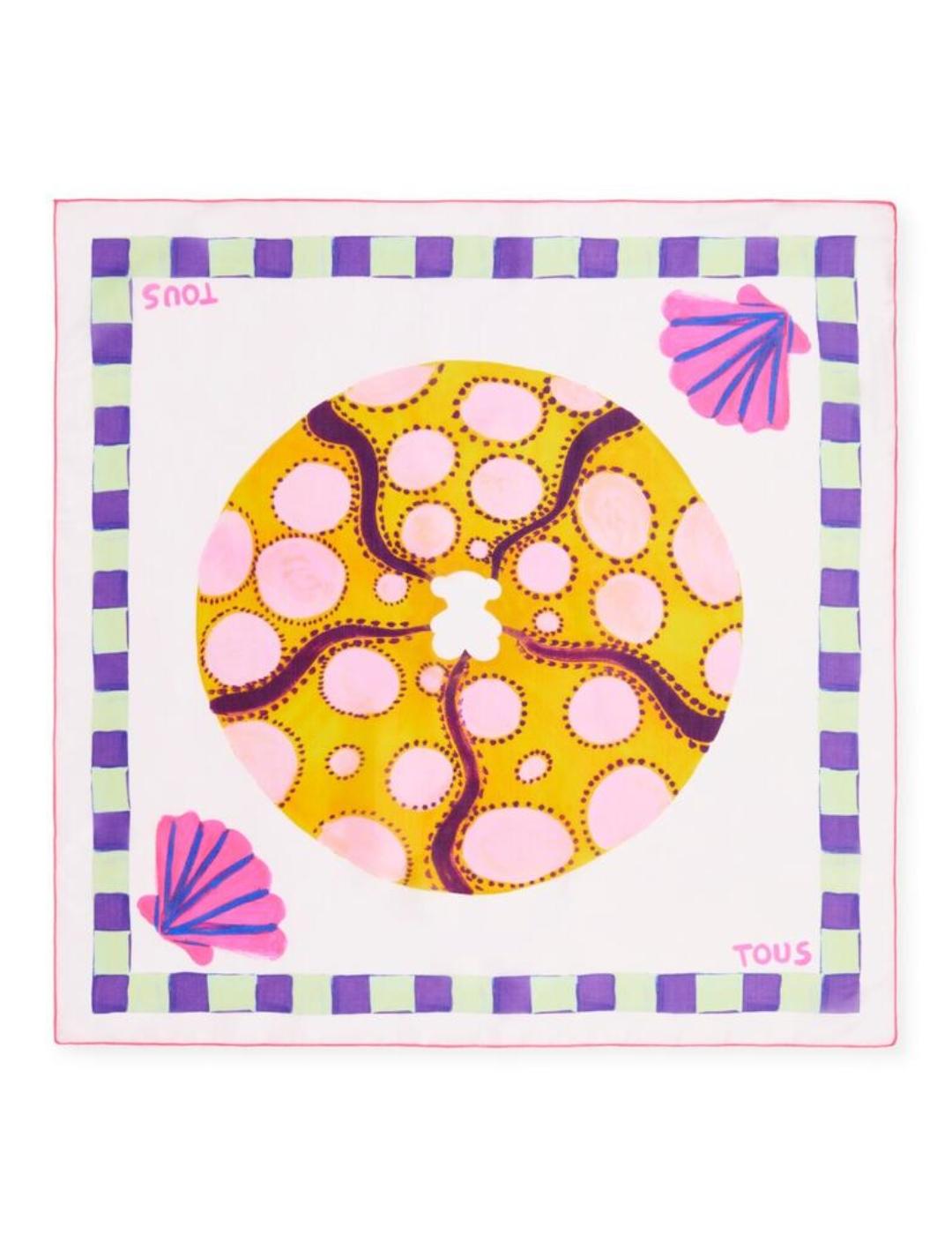 Pañuelo Tous Doris Rosa