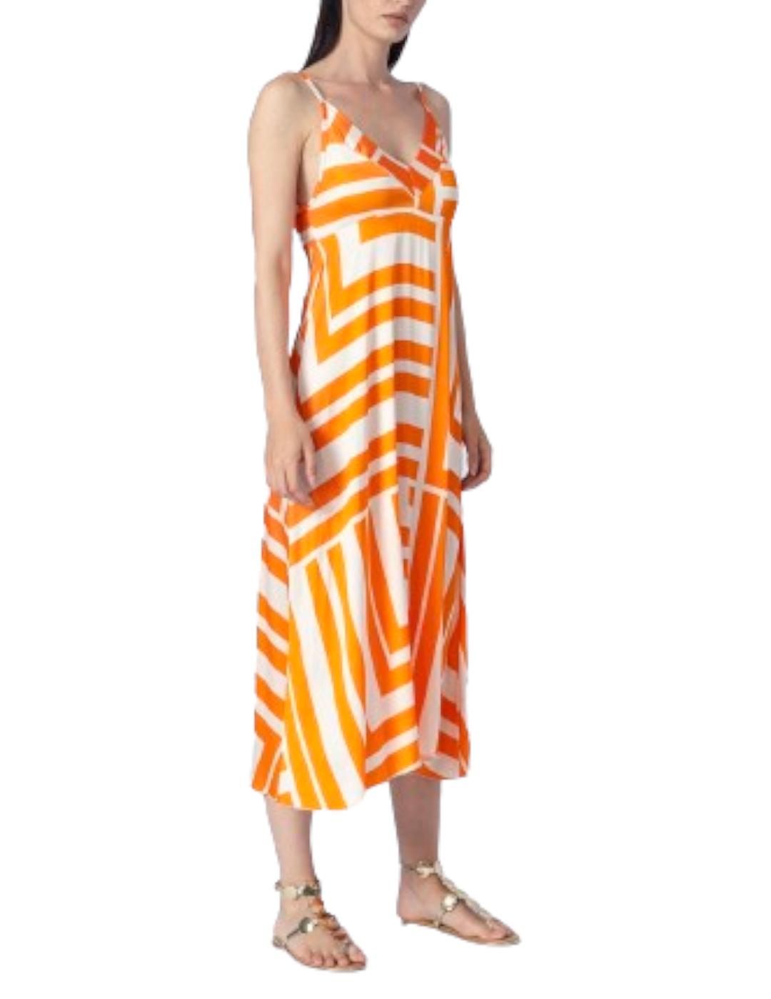 Vestido Anonyme Designers Square Naranja
