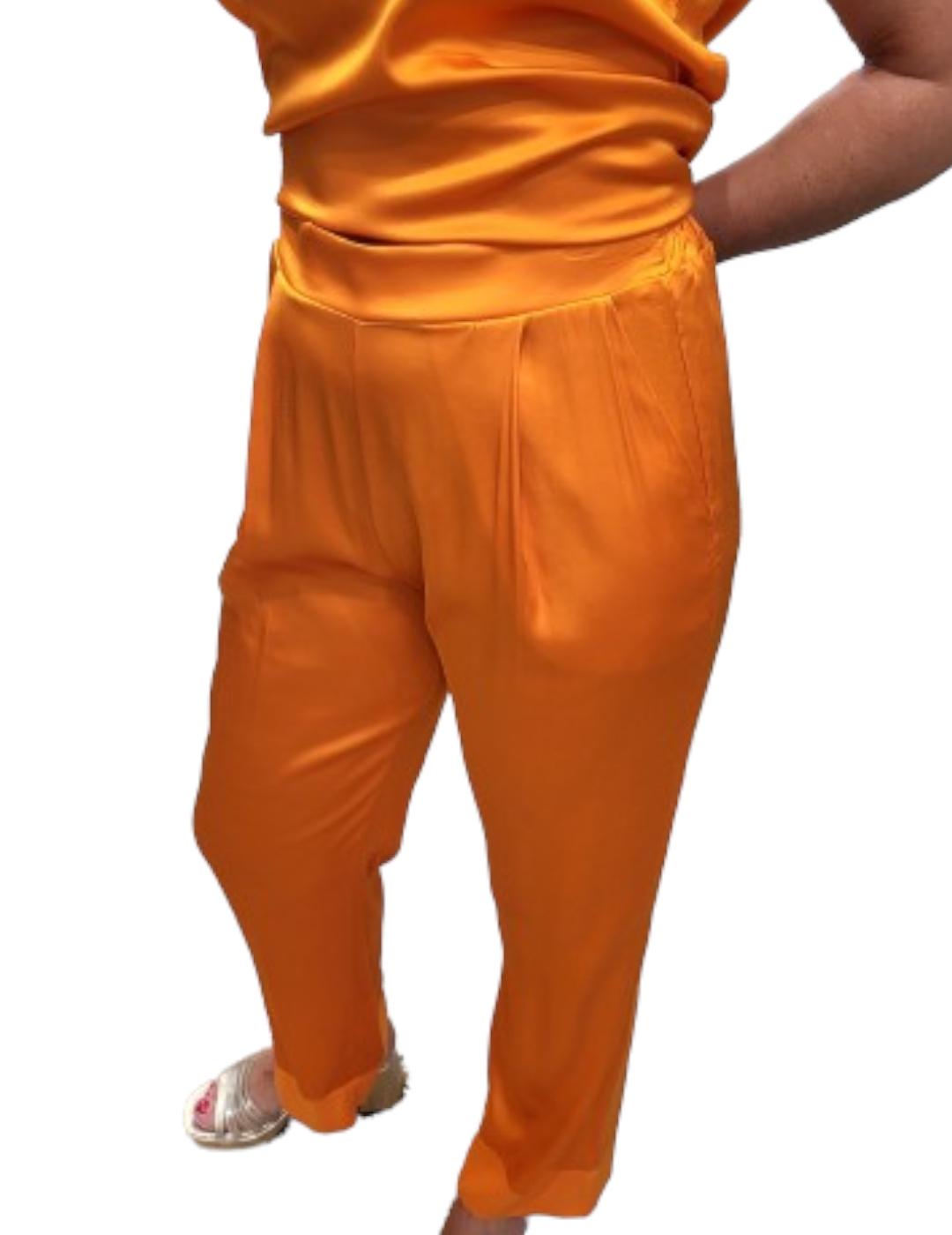 Pantalón Anonyme Designers Plume Naranja