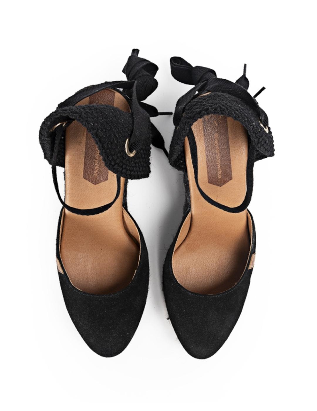 Cuña Popa Malvinas Serraje Negro