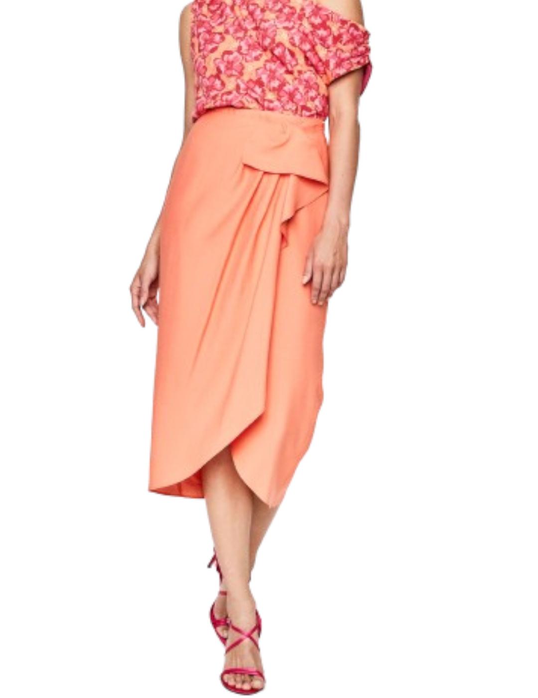 Falda &me Unlimited Andrea Naranja