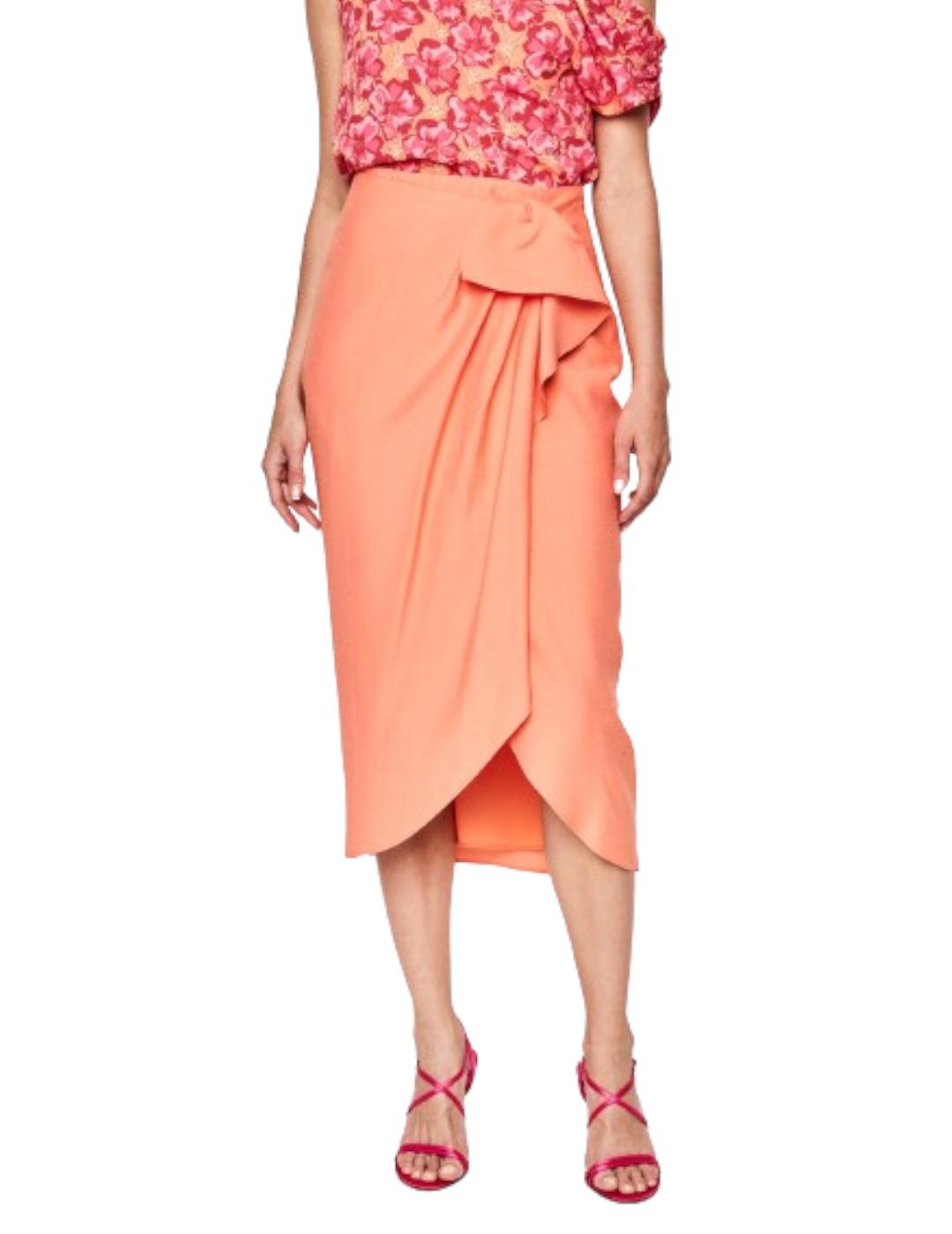 Falda &me Unlimited Andrea Naranja