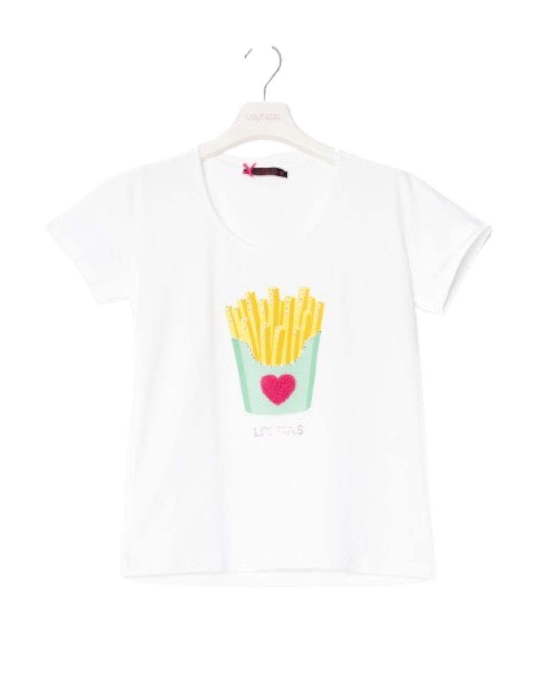 Camiseta Lolitas&L Chips Blanco