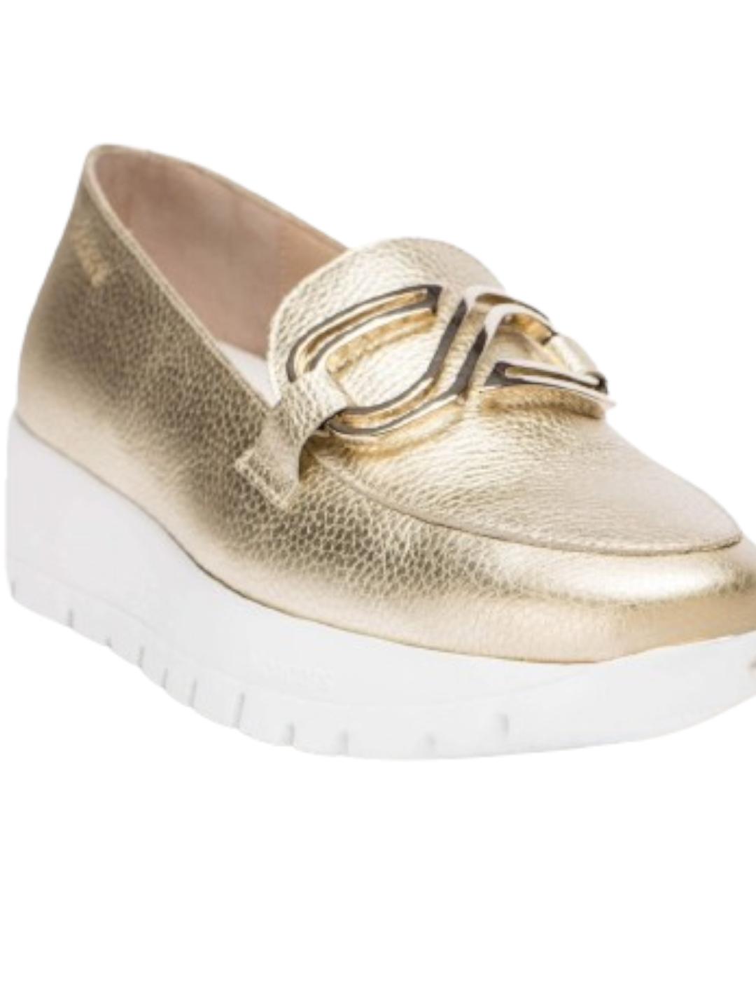 Mocasín Wonders Sidney Dorado