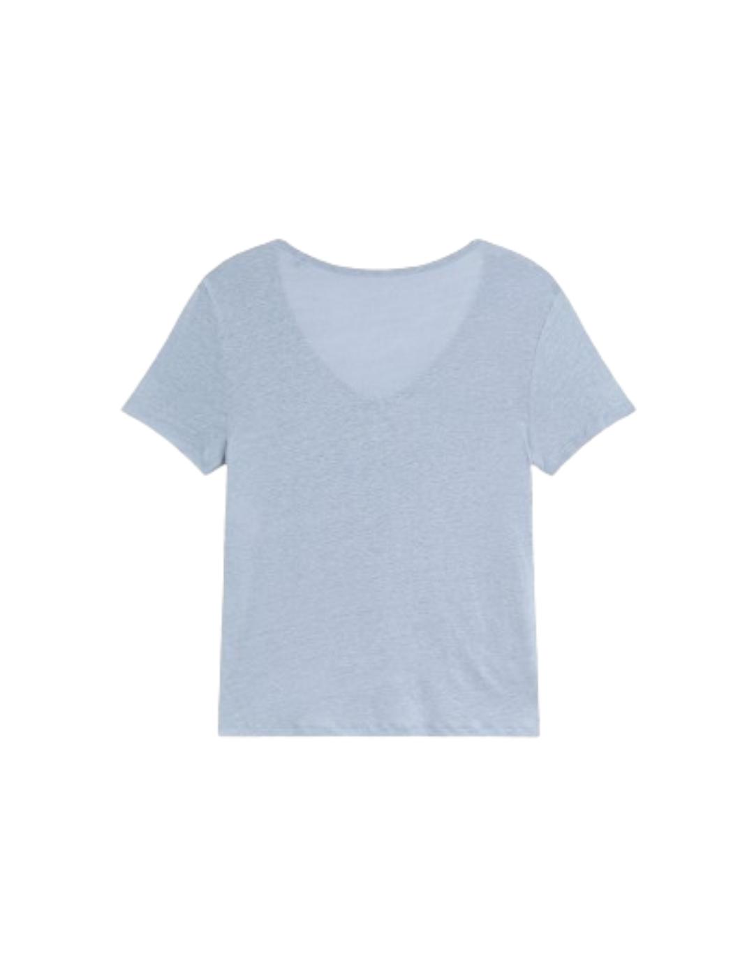 Camiseta ese O ese Básica Lino Azul