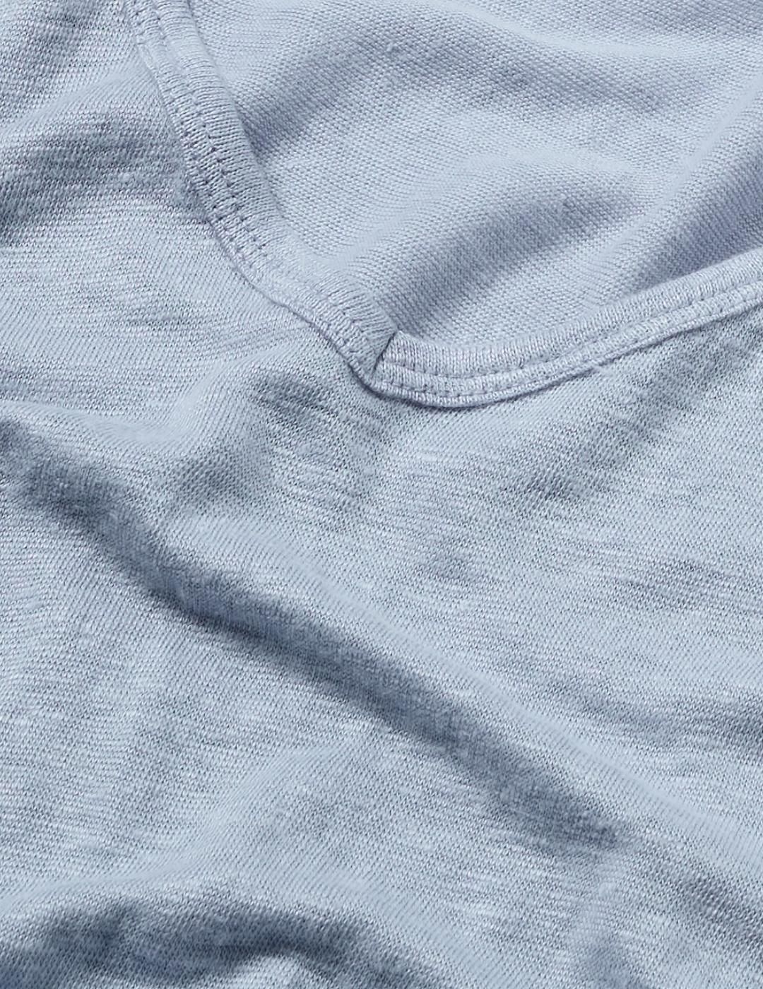 Camiseta ese O ese Básica Lino Azul