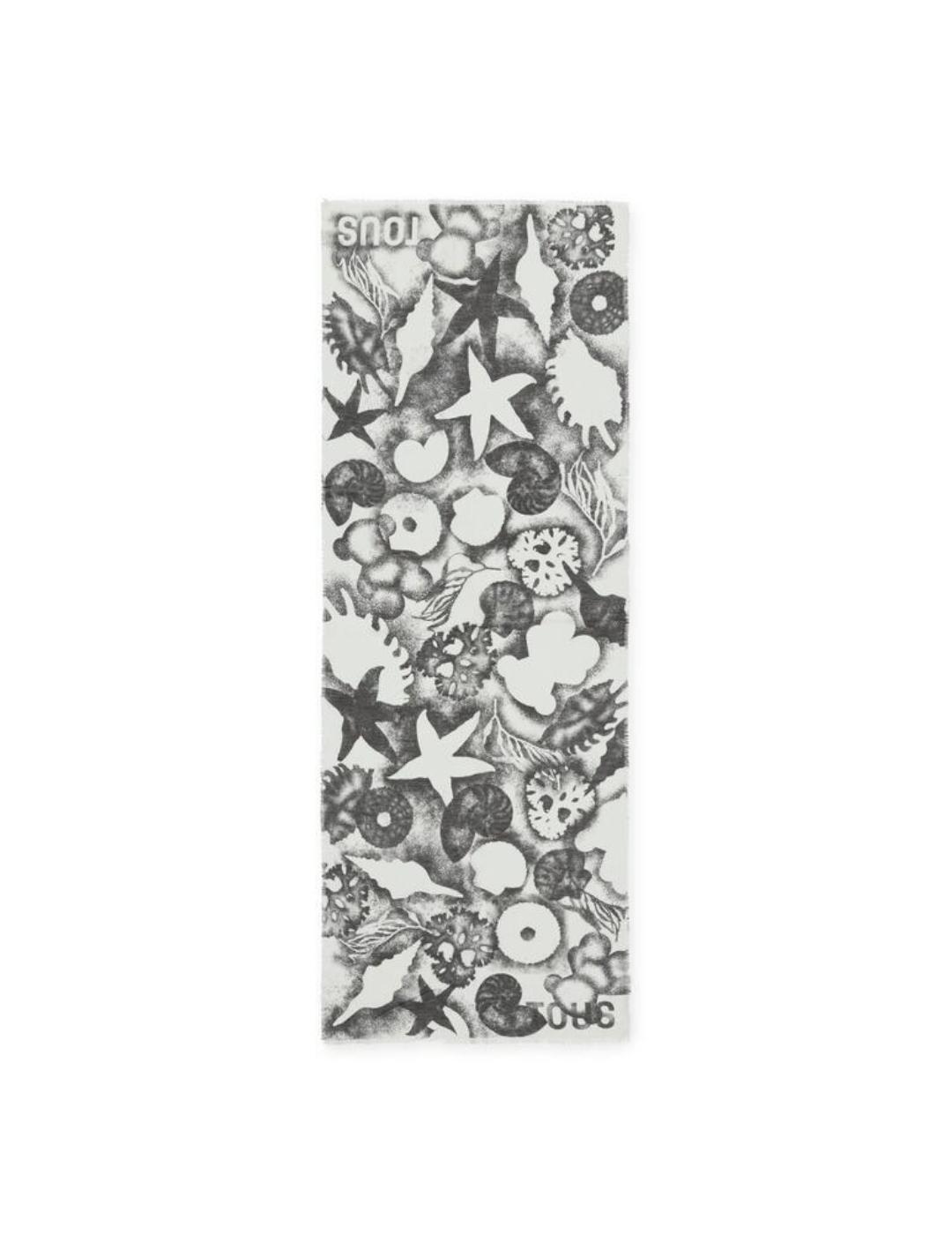 Foulard Tous Alda Negro-Beige