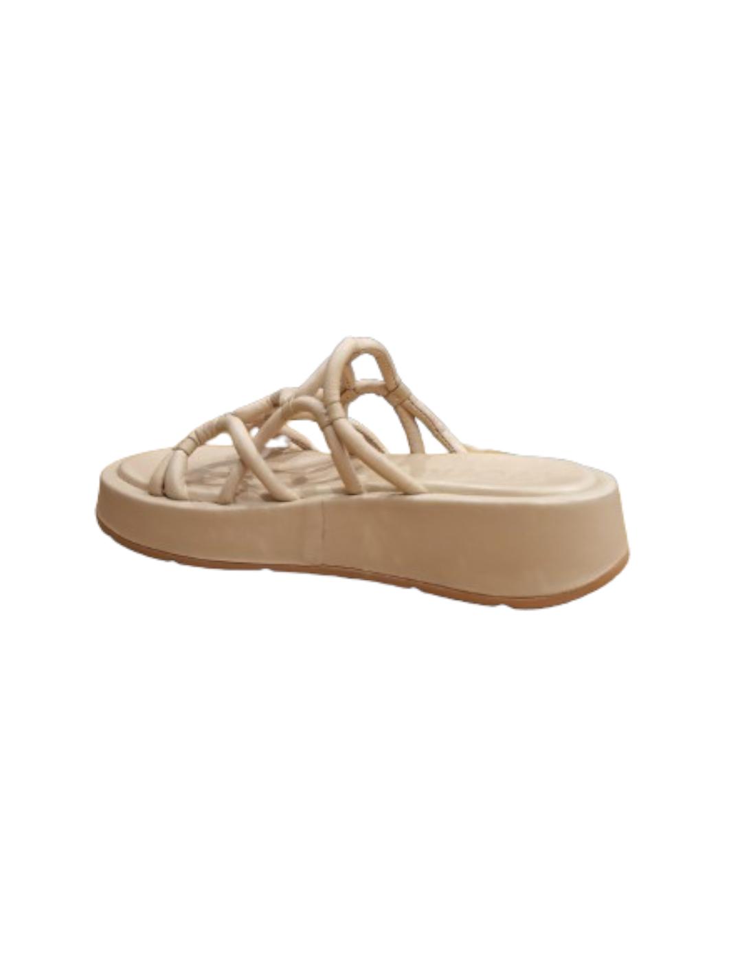 Sandalia Wonders Eladia Beige
