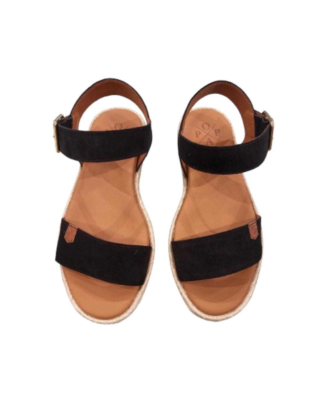 Sandalia Popa Bucegui Serraje Negro