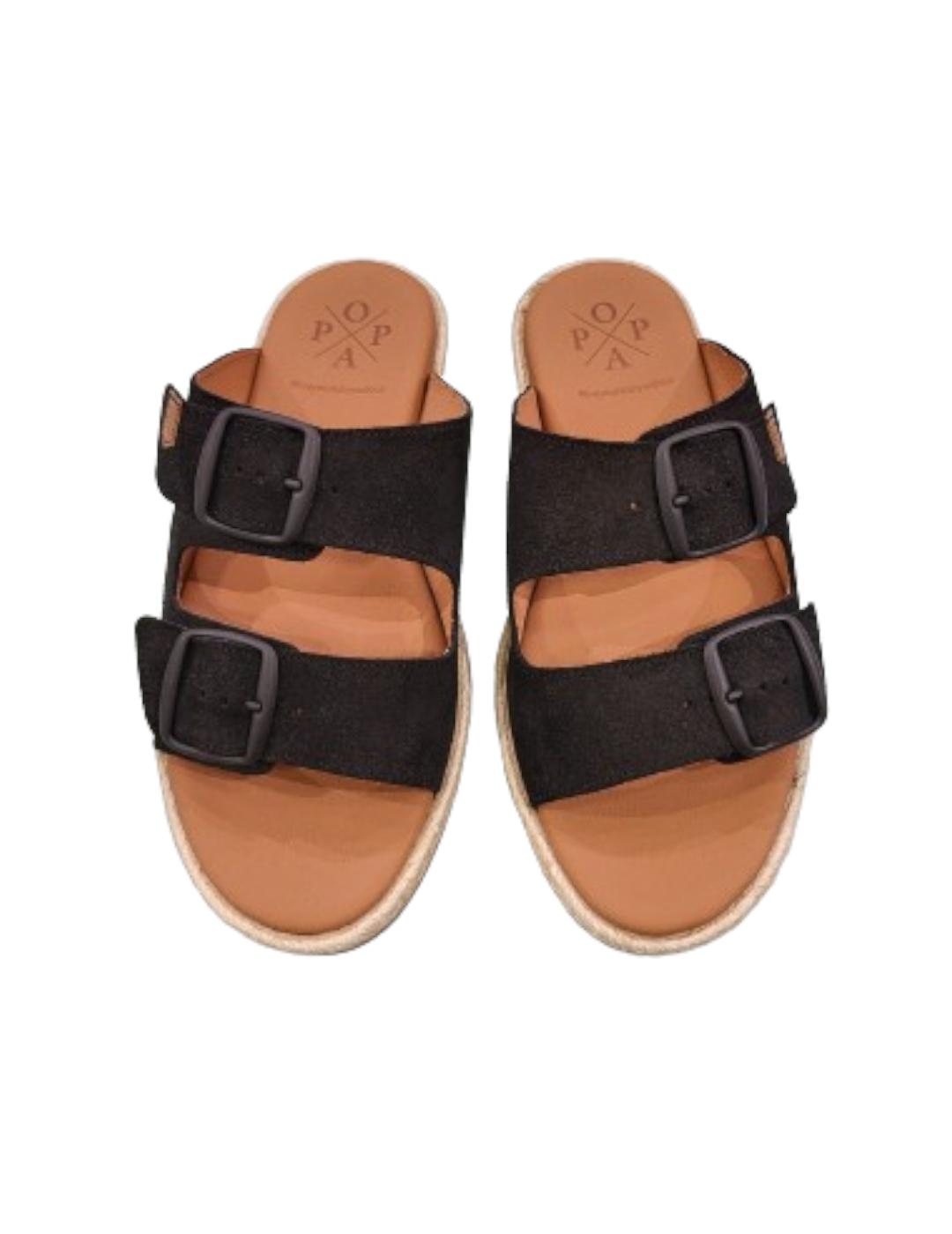 Sandalia Popa Galdana Serraje Negro