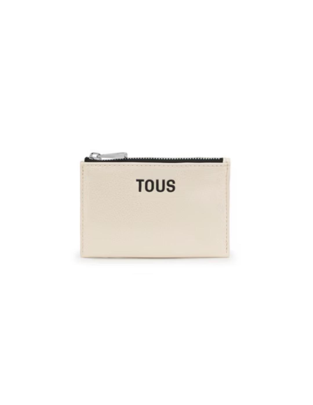 Monedero-Tarjetero Tous New Dorp Beige
