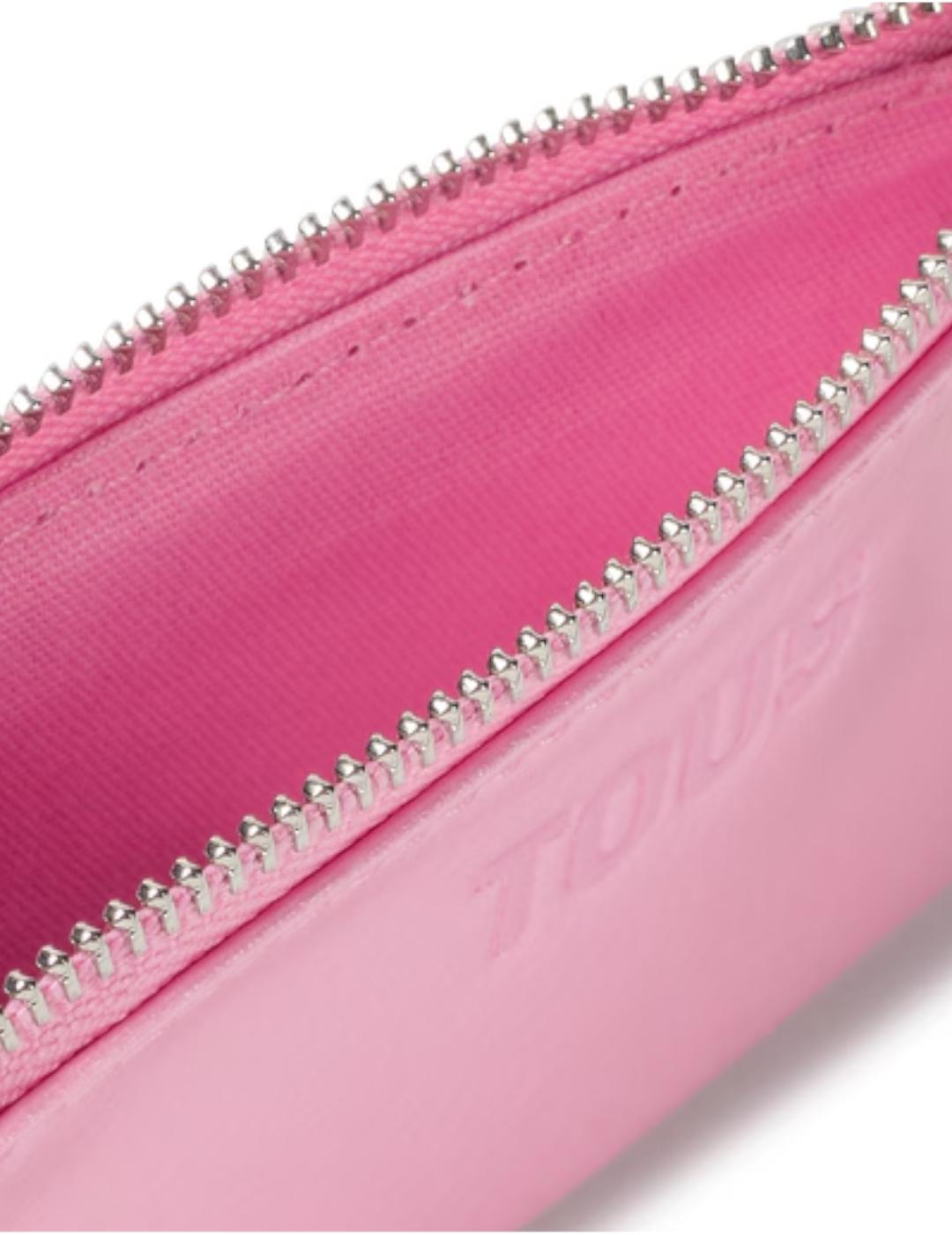 Monedero-Tarjetero Tous New Dorp Rosa