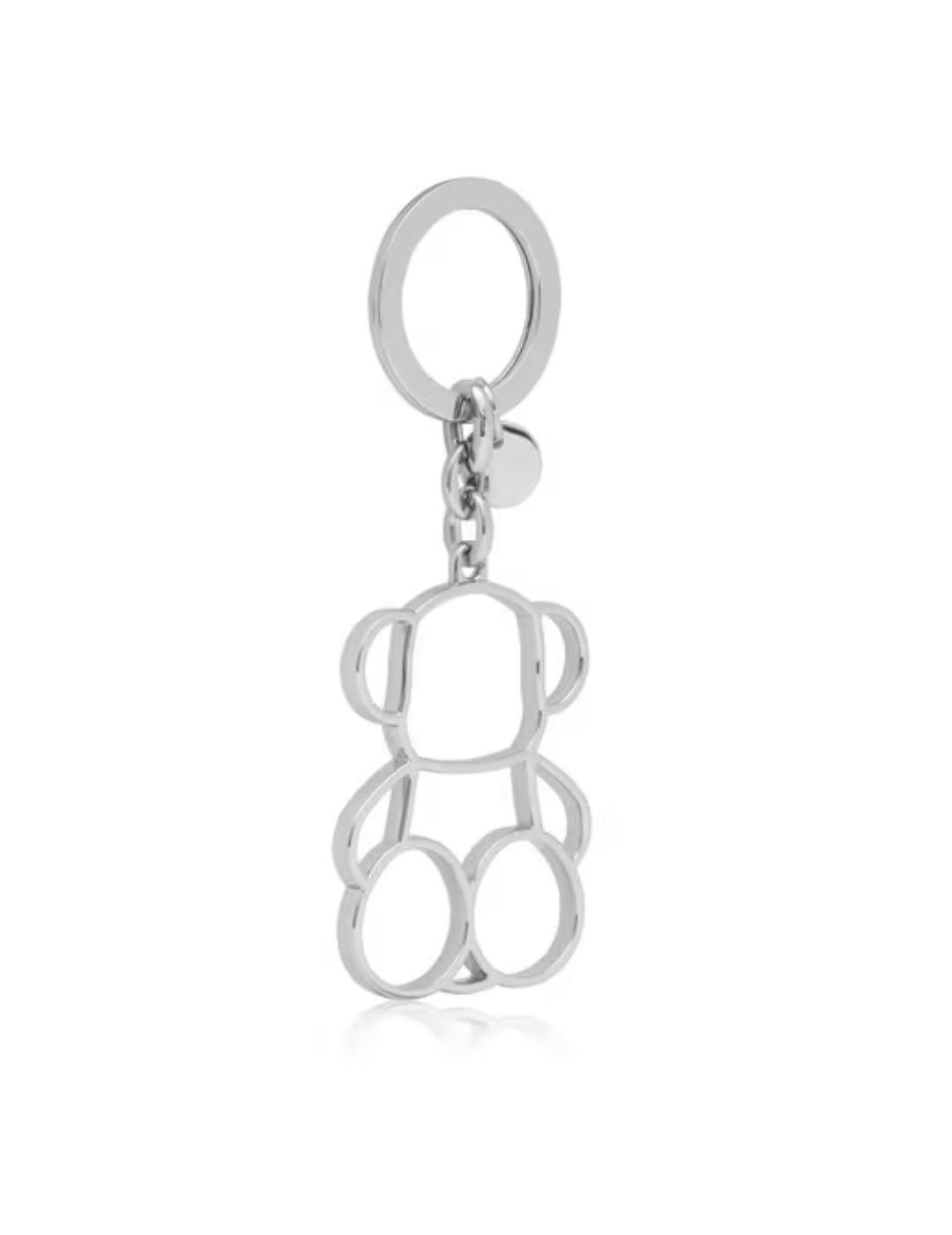 Llavero Tous Silhoutte Bold Bear Plateado