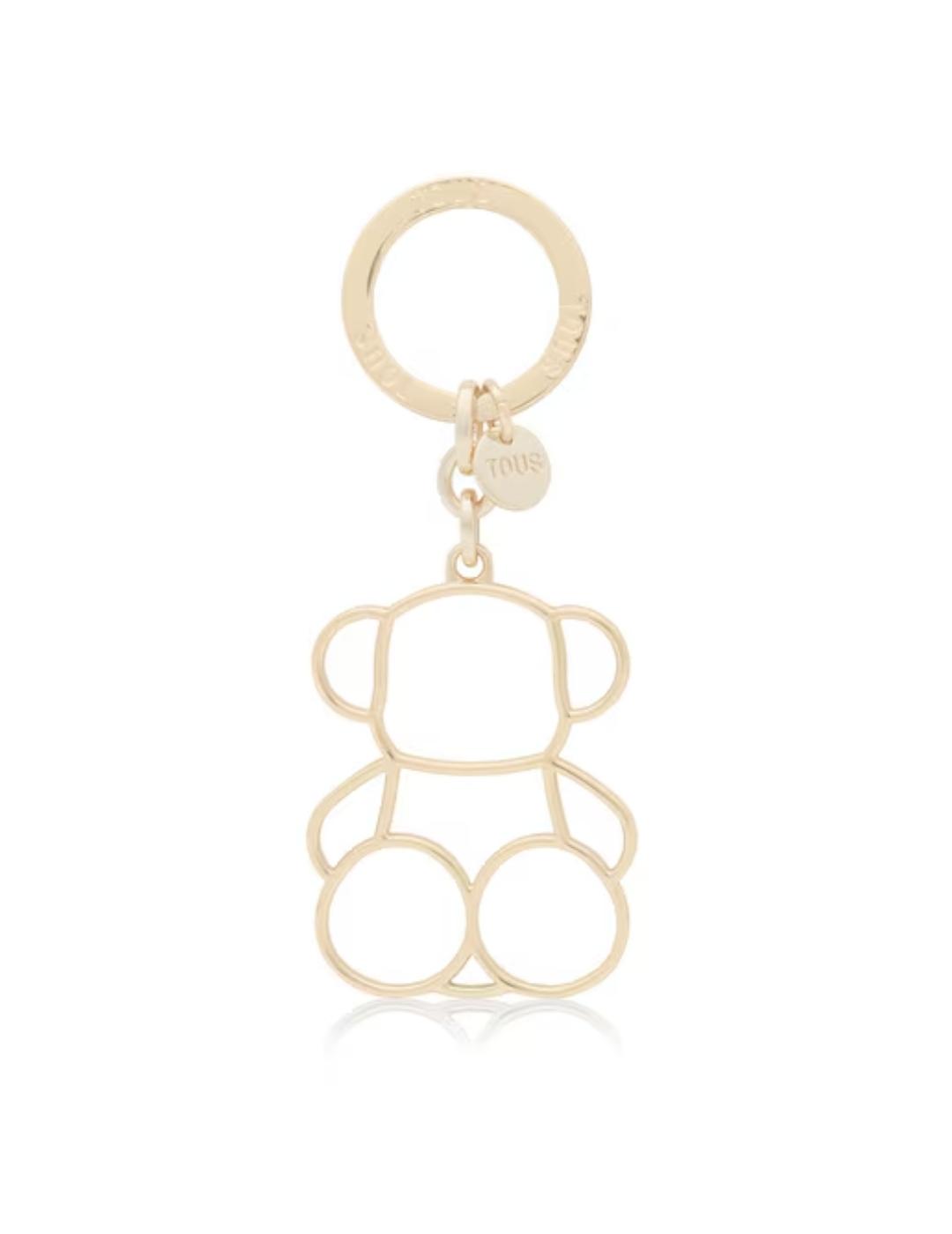 Llavero Tous Silhoutte Bold Bear Dorado