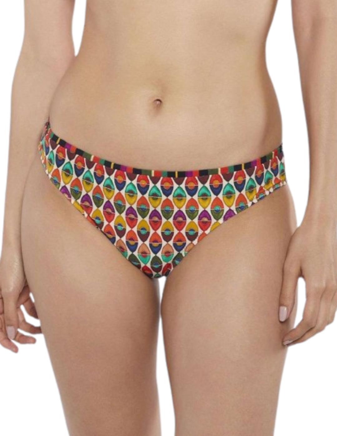 Bikini Red Point Panay Bando Aros Foam Multicolor
