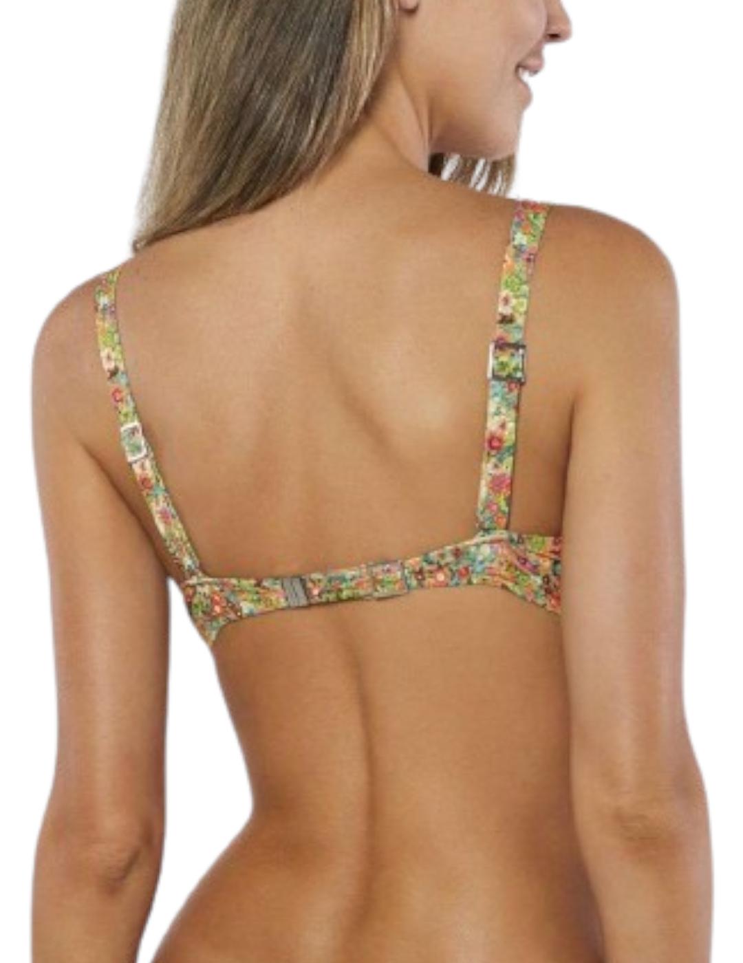 Bikini Red Point Macao Top Aros Multicolor