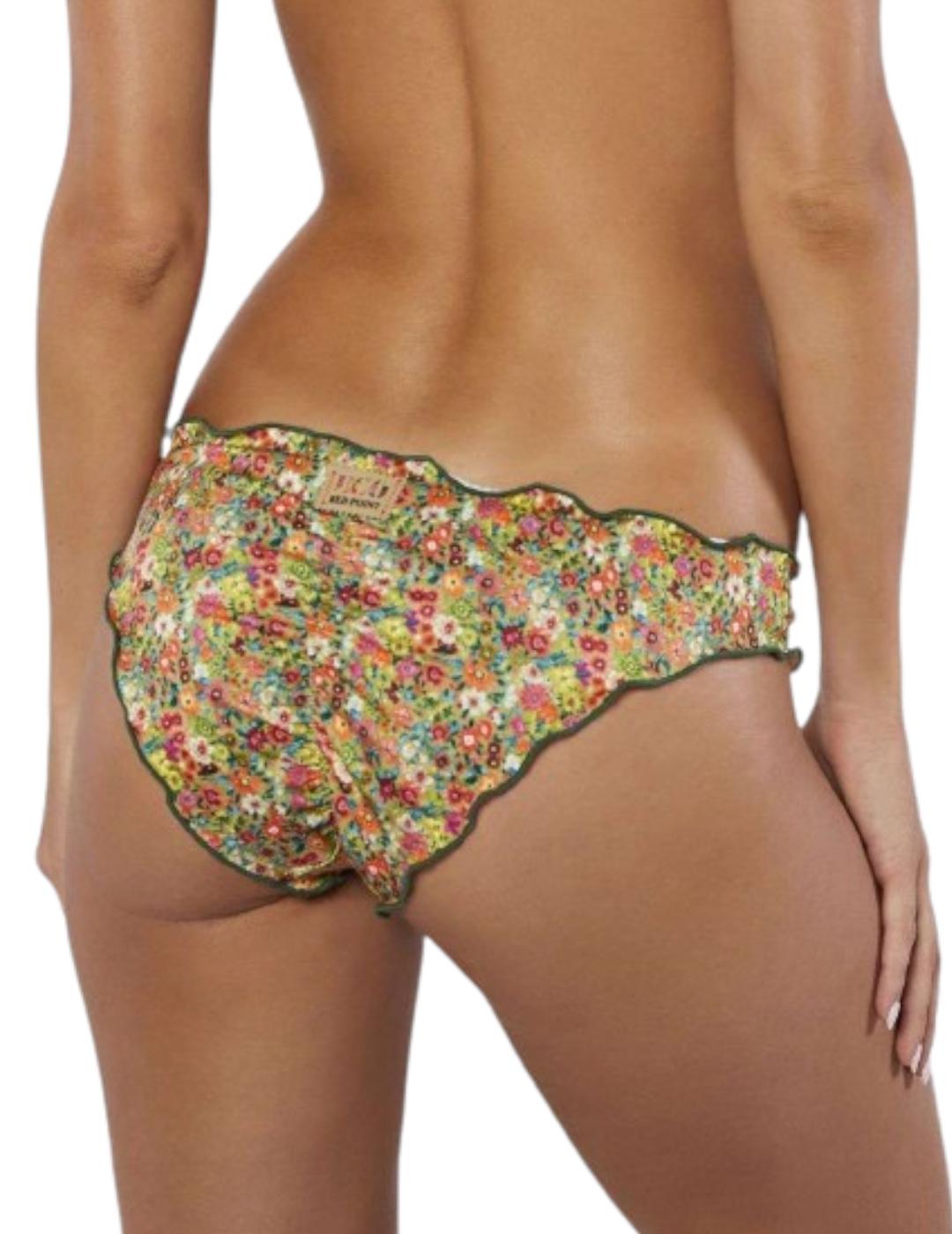Bikini Red Point Macao Top Aros Multicolor