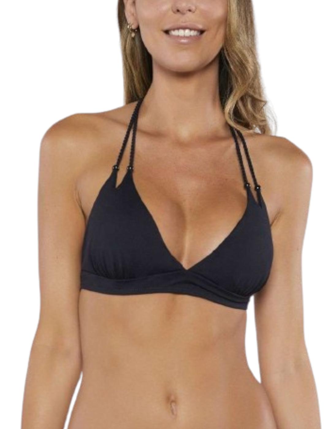Bikini Red Point Darika Top Foam Negro