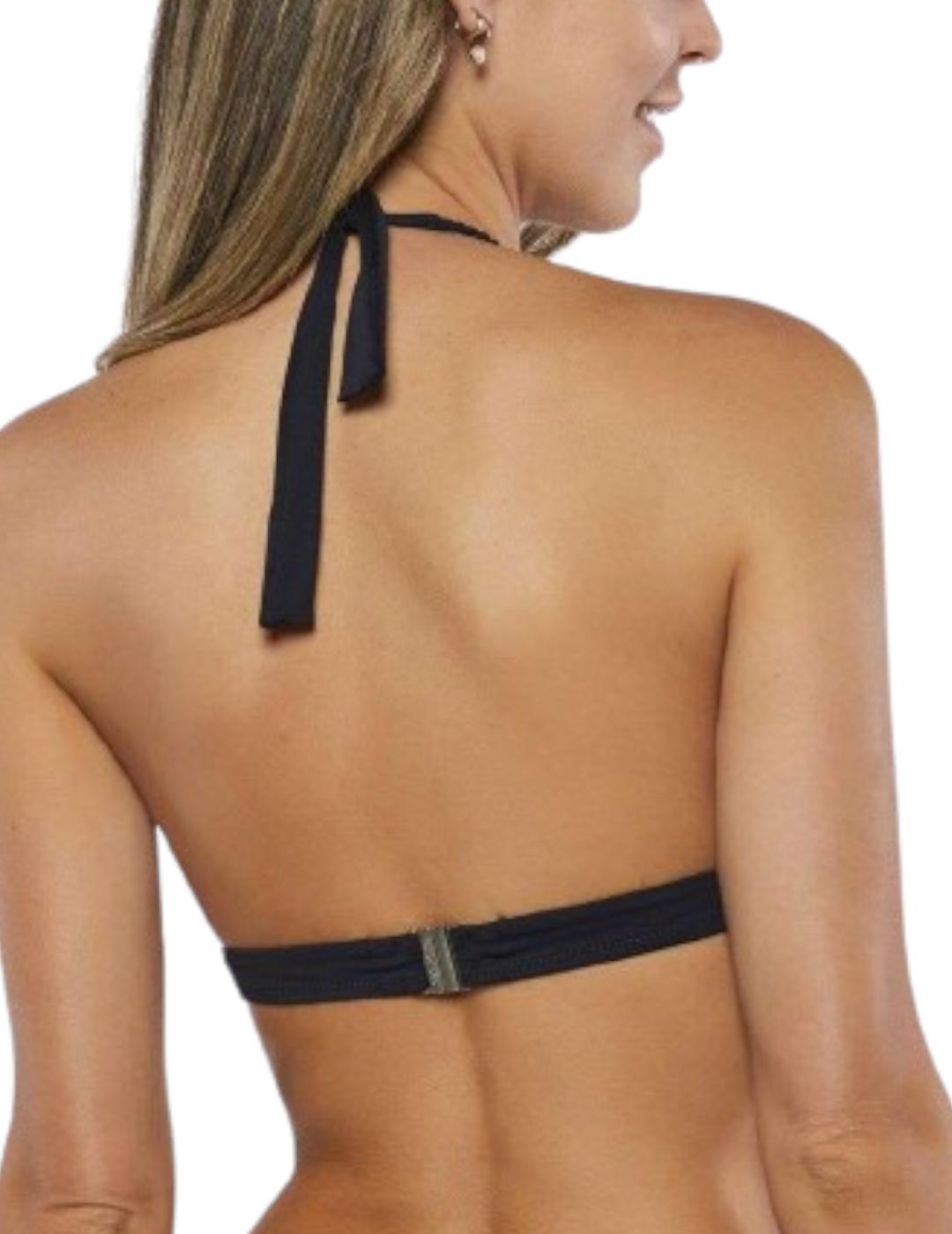 Bikini Red Point Darika Top Foam Negro