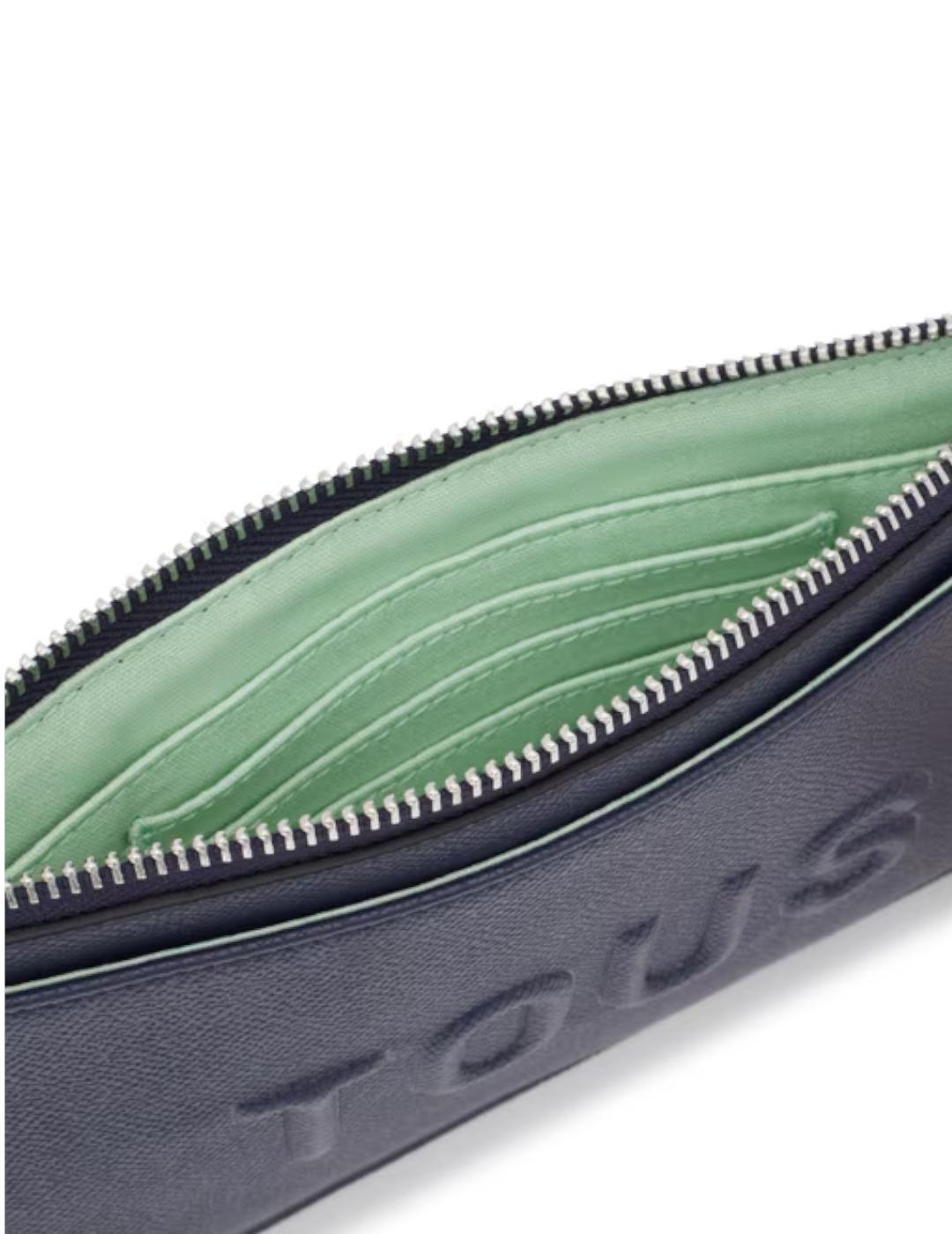 Billetera Tous Portamóvil Brenda Azul Marino