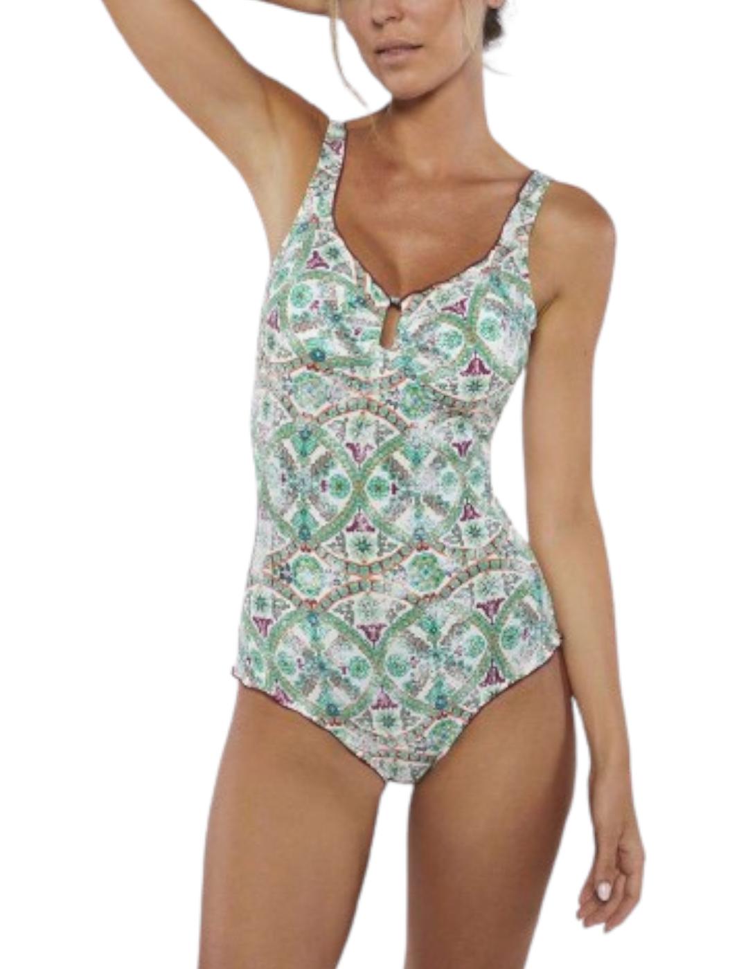 Bañador Red Point Ross Básico Foam Verde