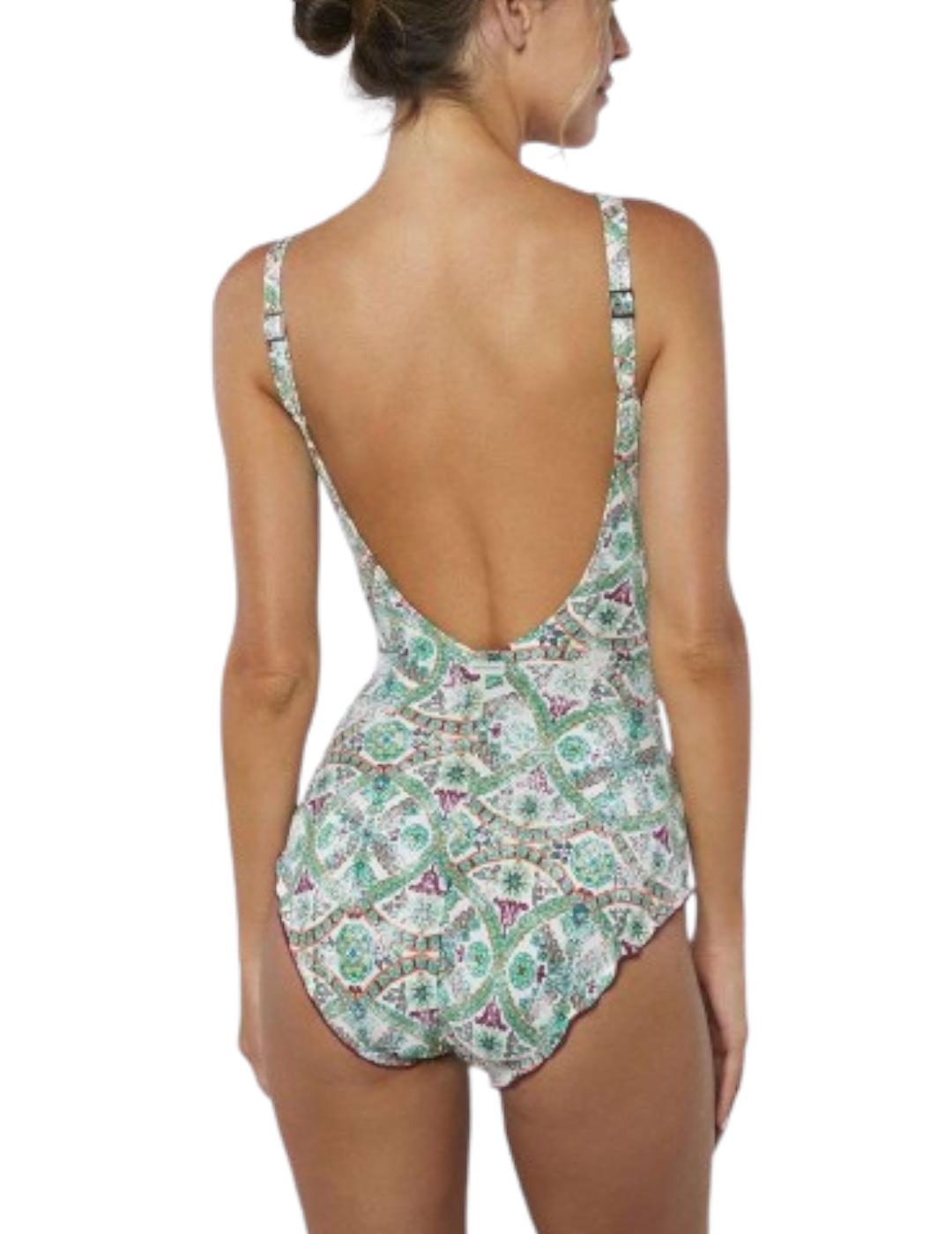 Bañador Red Point Ross Básico Foam Verde