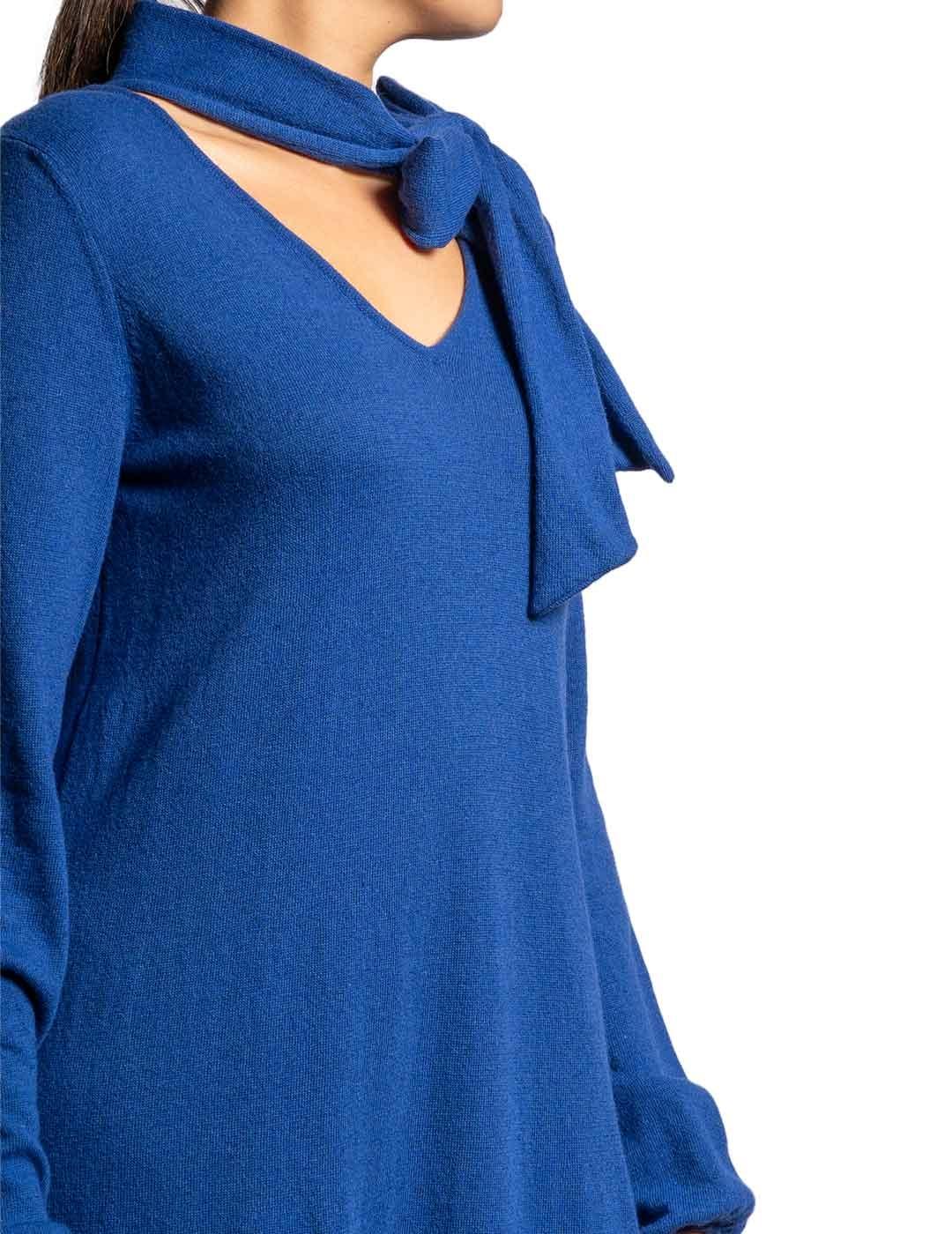 Vestido Pisonero Punto Lady Azul