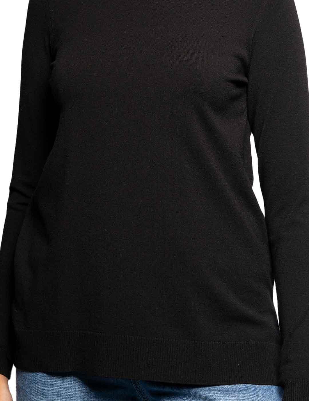 Jersey Pisonero Punto Cisne Básico Negro