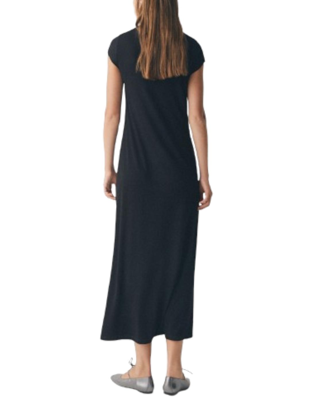 Vestido ese O ese Largo Palermo Negro