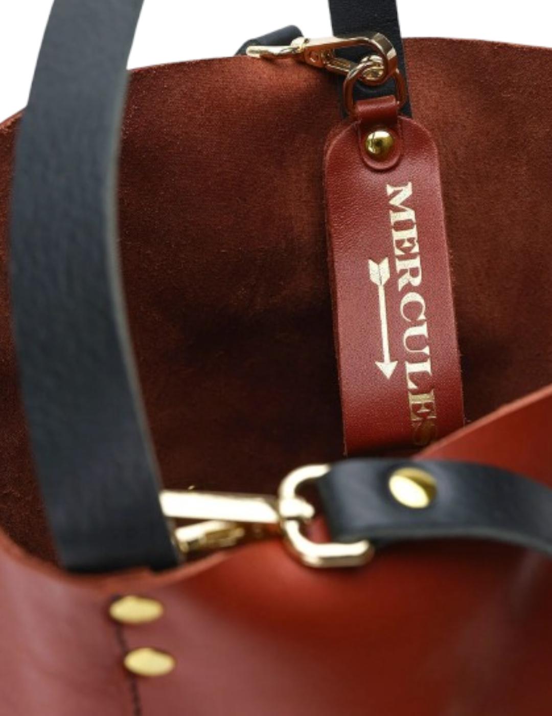 Bolso Mércules Racer Bucket Fringes Teja MERCULES para Mujer | Rasgos ...