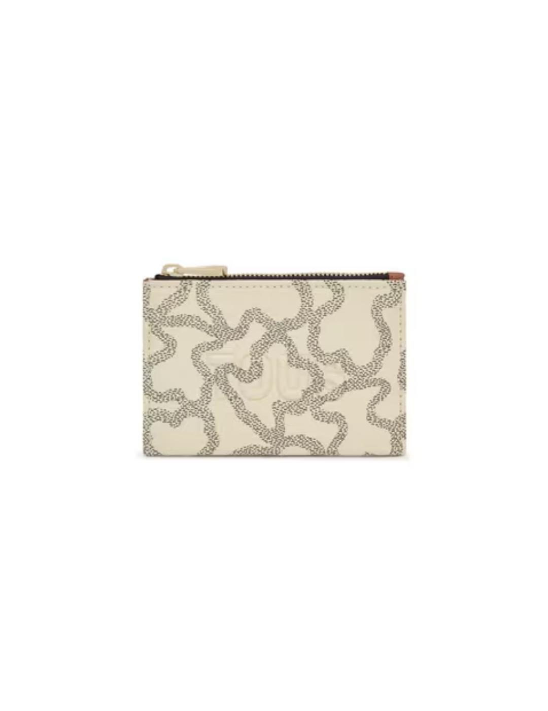 Monedero-Tarjetero Tous Kaos Icon Beige-Multi
