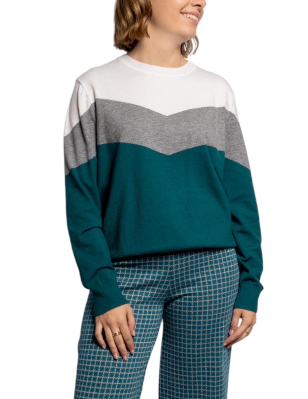 Jersey Mimi-Muà Color Block Verde