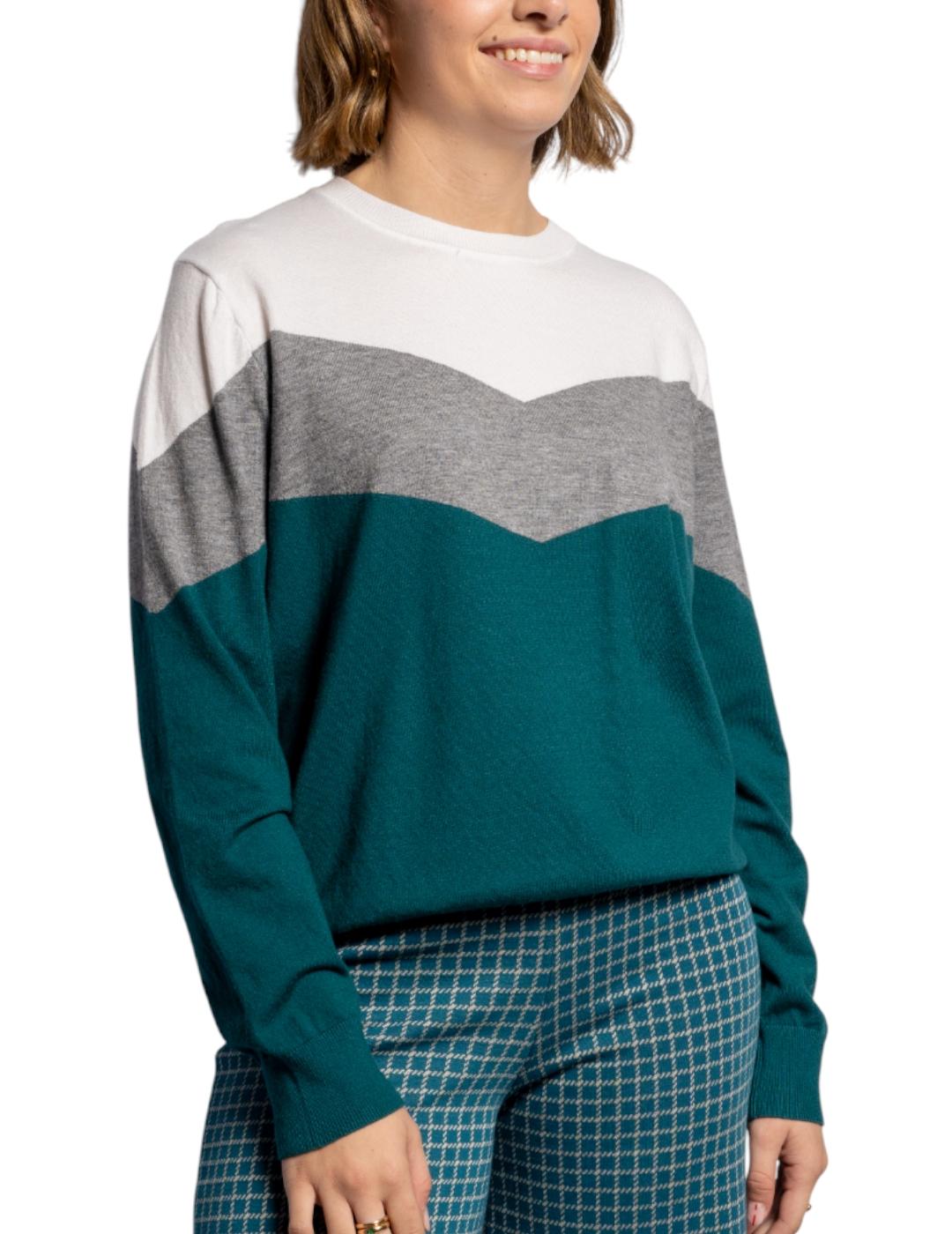 Jersey Mimi-Muà Color Block Verde