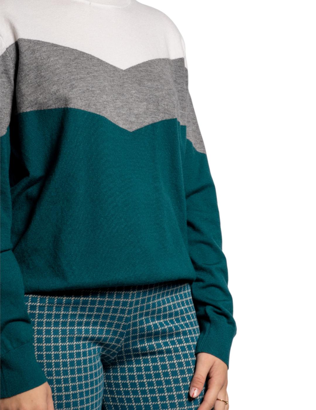 Jersey Mimi-Muà Color Block Verde