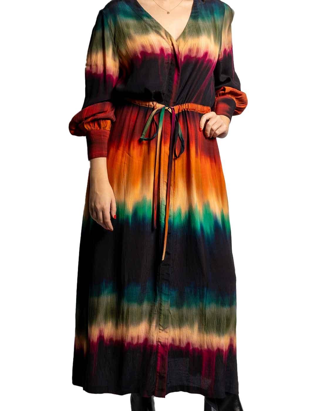 Vestido LeSun Tie Dye Negro